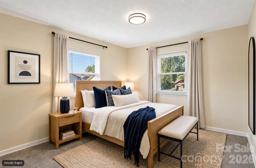 Primary Bedroom Virtually Reimagined - 5111 Hawthorne Lane, Shelby