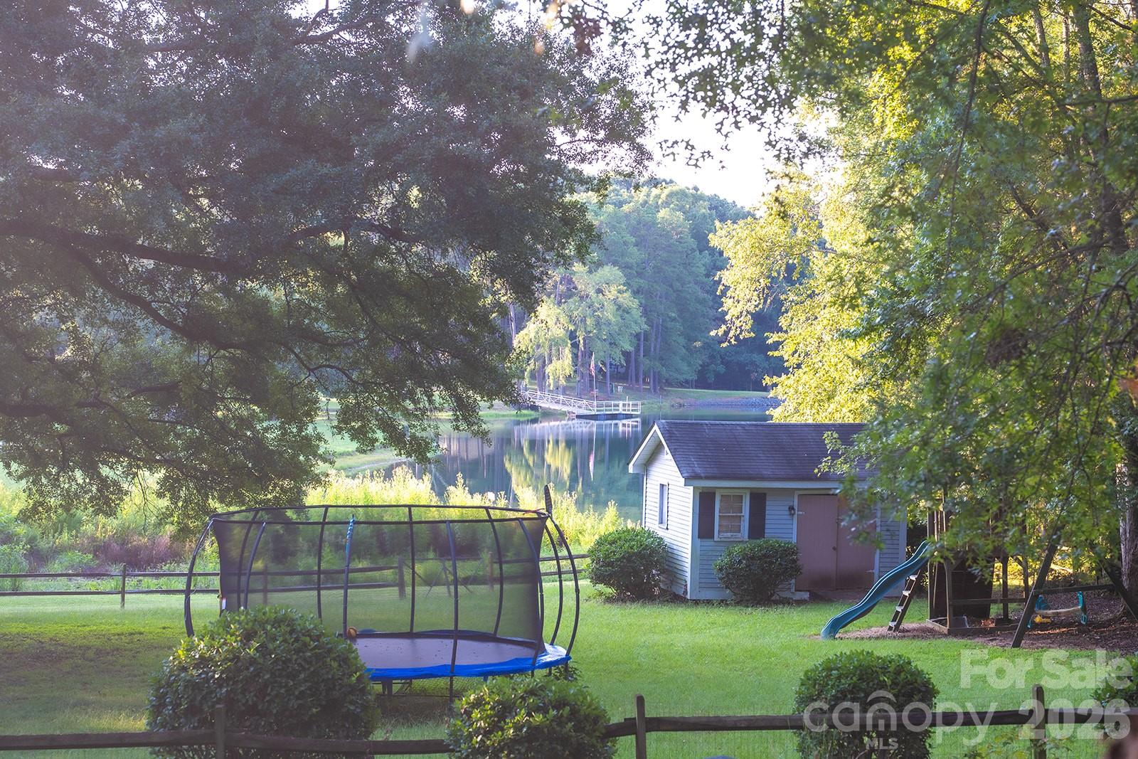 See the lake from your own driveway - 3401 Tracelake Drive, Matthews