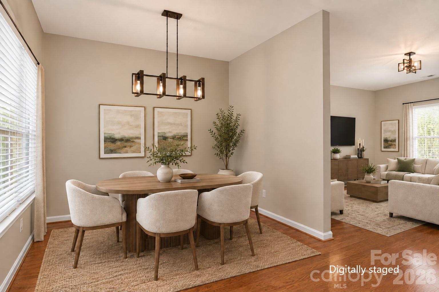 Photo is digitally staged to show the area with furniture - 12028 Stratfield Place Circle, Pineville