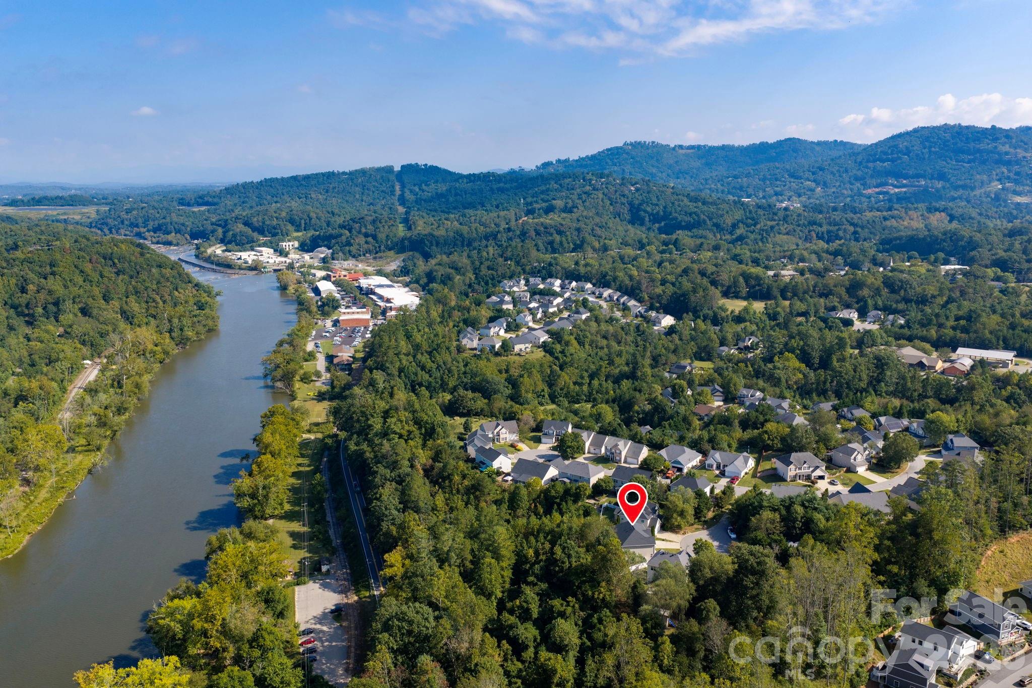 River Walk is Perched Above the French Broad River - 9 Carraway Court, Asheville
