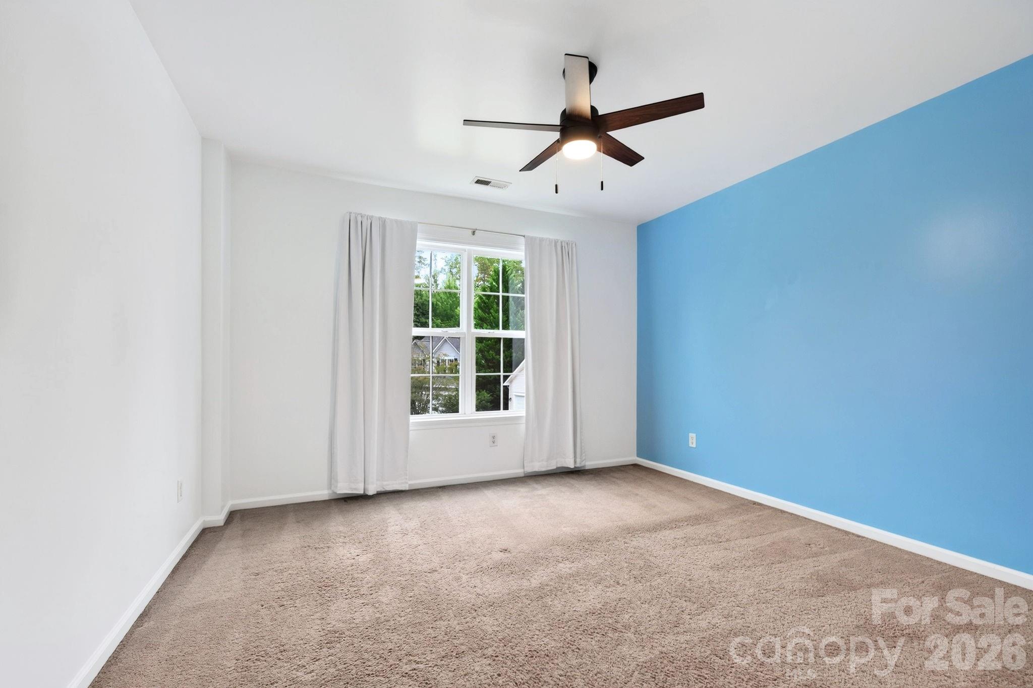 Fun Accent Wall - 9 Carraway Court, Asheville