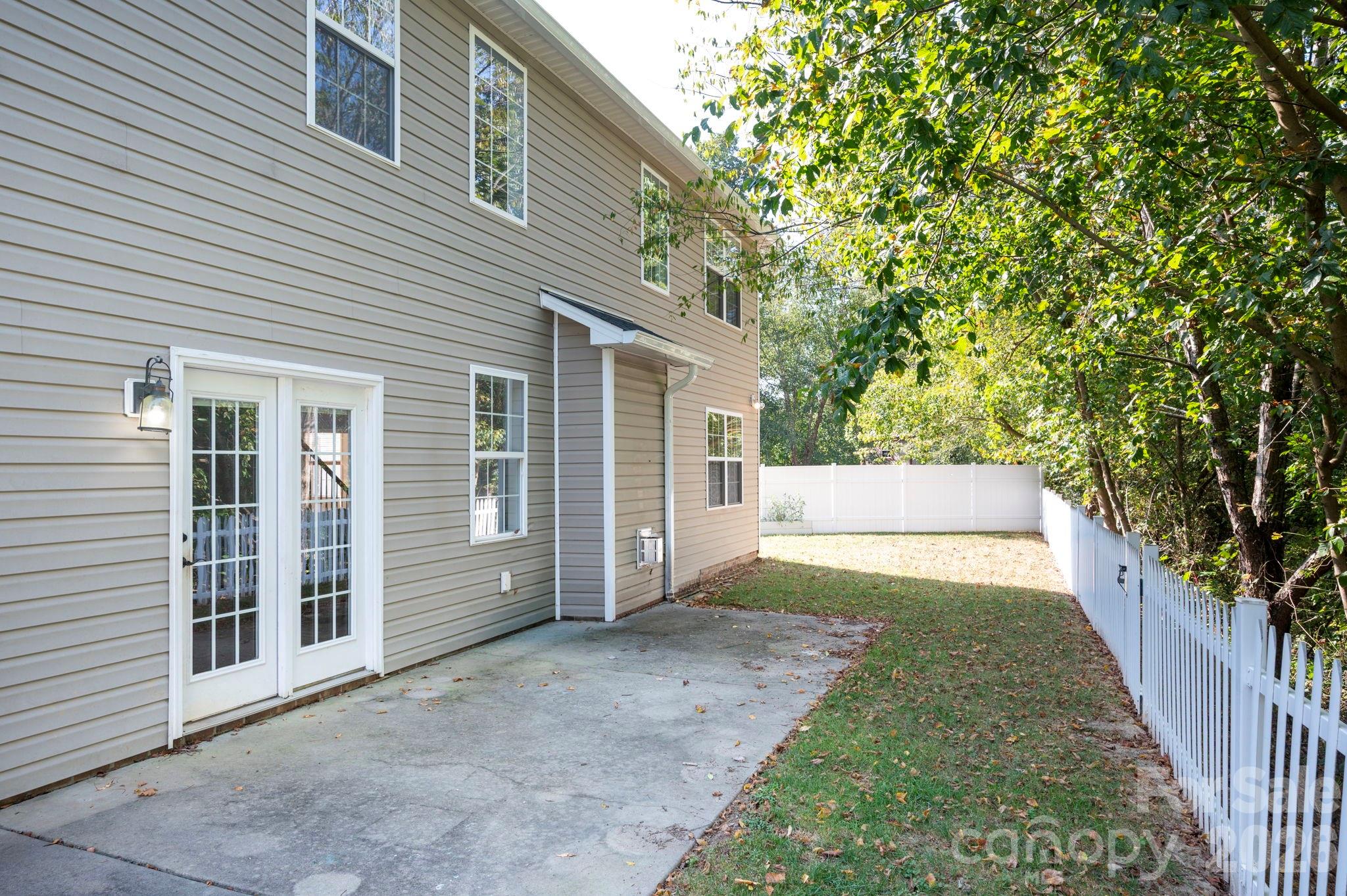 Concrete Patio for Barbecues - 9 Carraway Court, Asheville