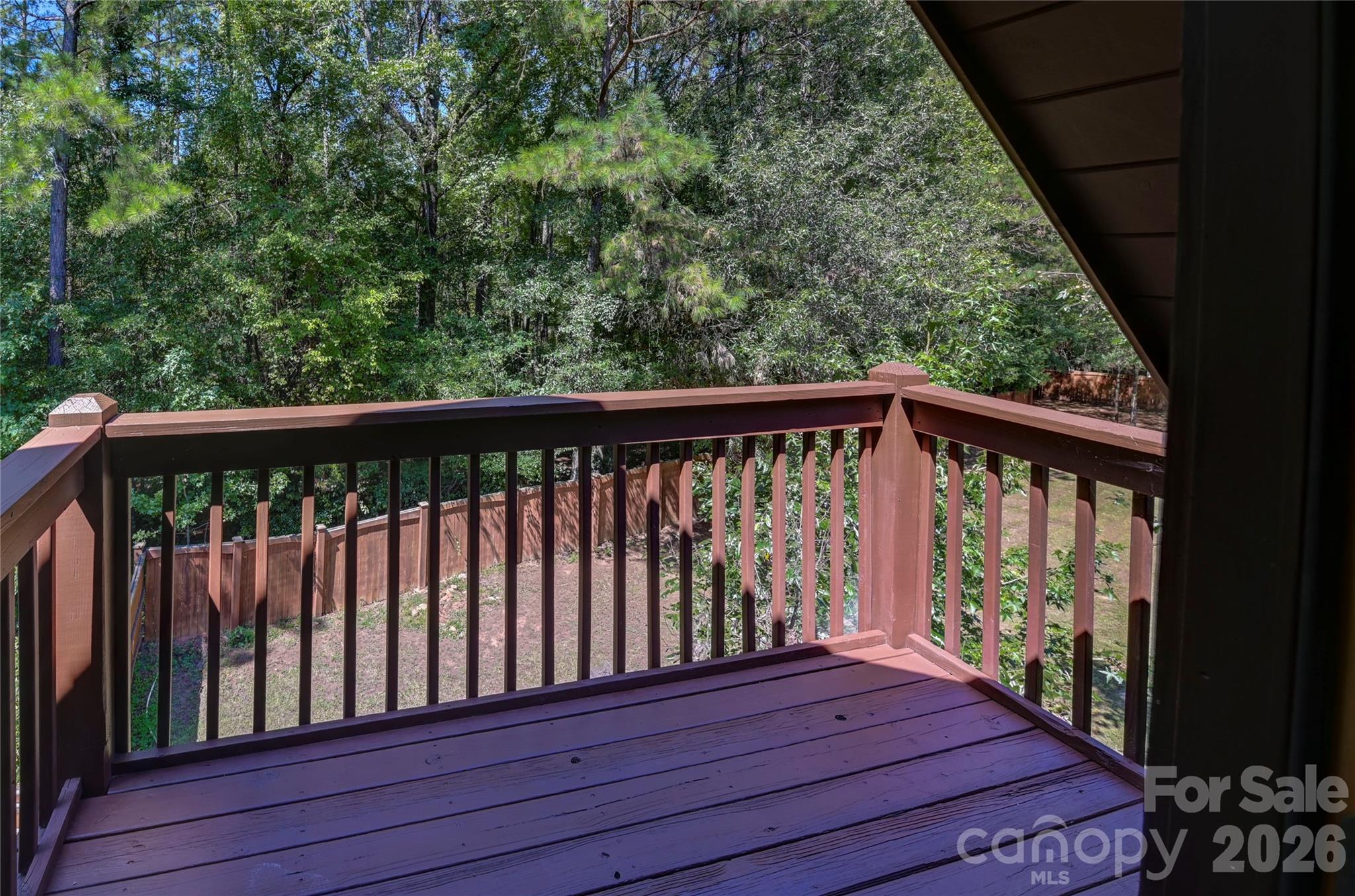 Balcony off 4th bedroom - 1040 Lawhorn Road, Blythewood