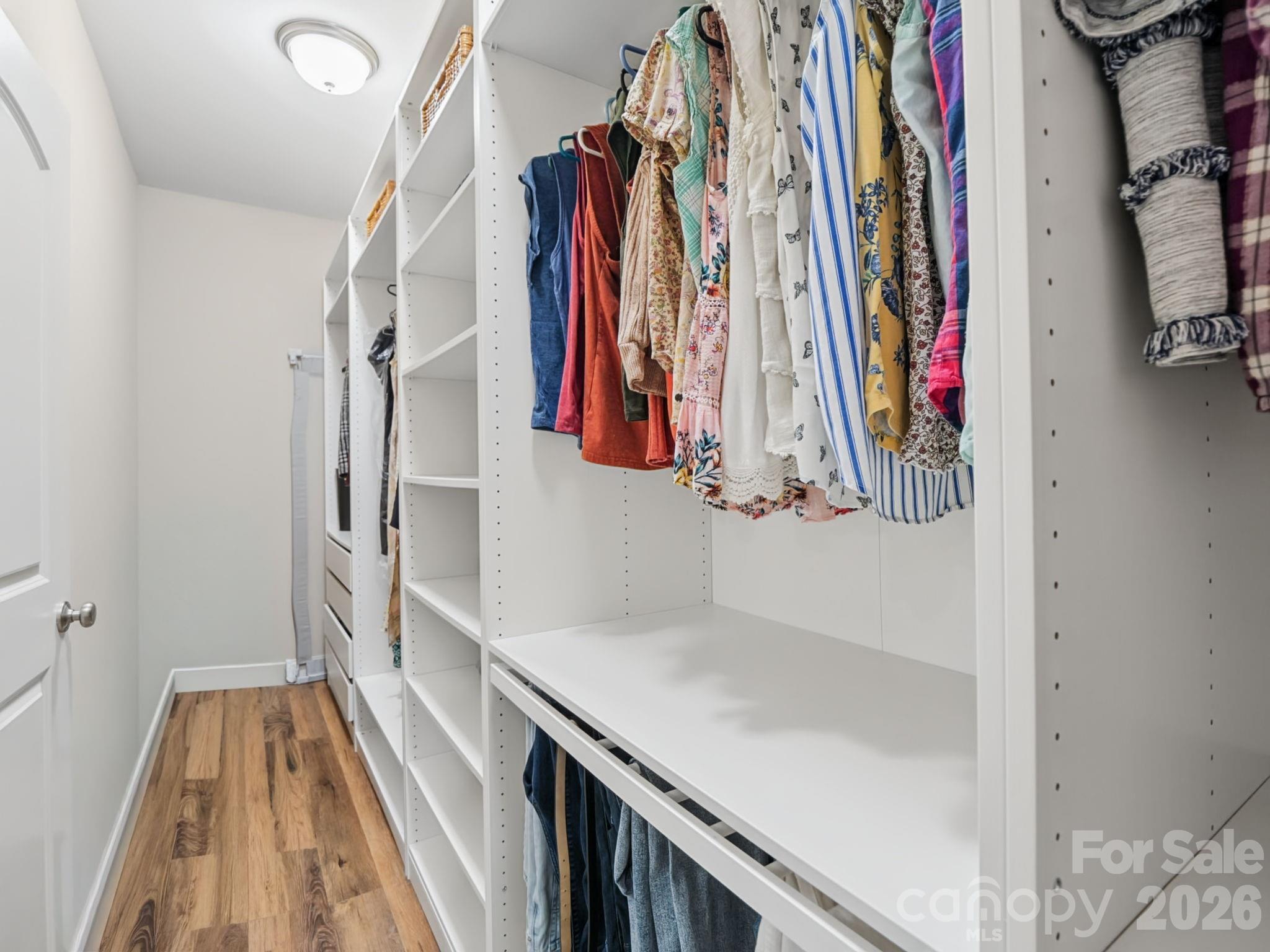 Primary Walk-In Closet - 168 Willow Place Circle, Hendersonville
