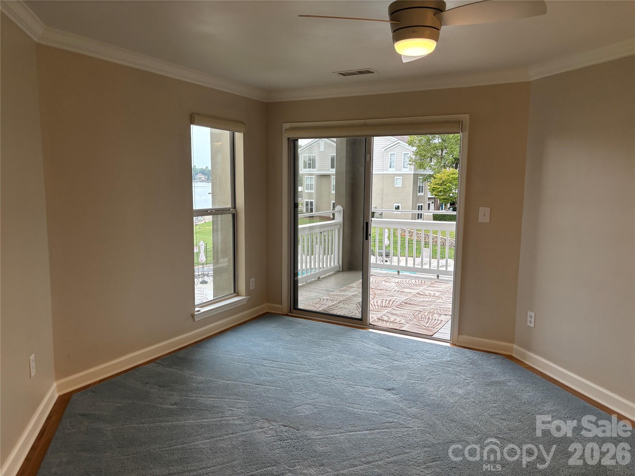 Primary bedroom views of the lake from here. - 1332 Torrence Circle, Davidson