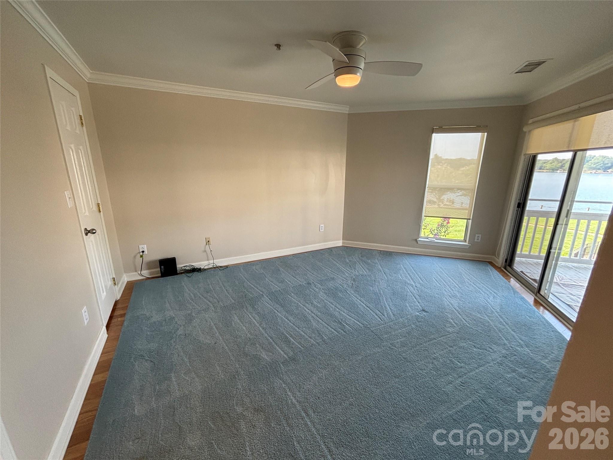 Primary bedroom views of the lake from here. - 1332 Torrence Circle, Davidson