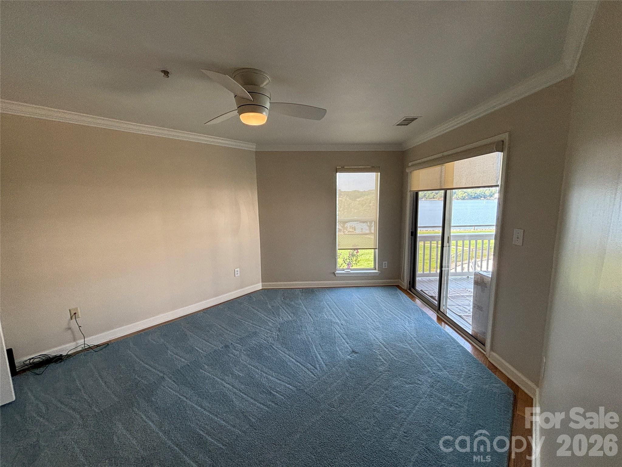 Primary bedroom views of the lake from here. - 1332 Torrence Circle, Davidson