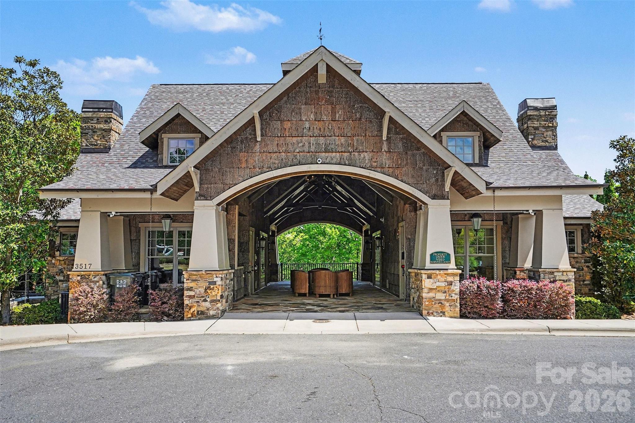 Clubhouse with a catering kitchen and event space. - 8027 Longwaters Court, York