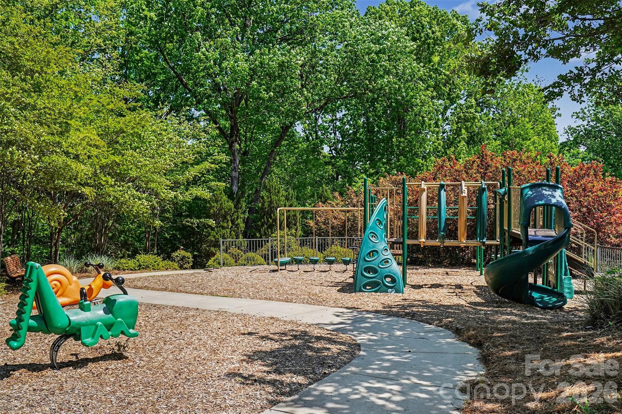 The community playground is a big hit when the littles visit. It's right next to the clubhouse. - 8027 Longwaters Court, York