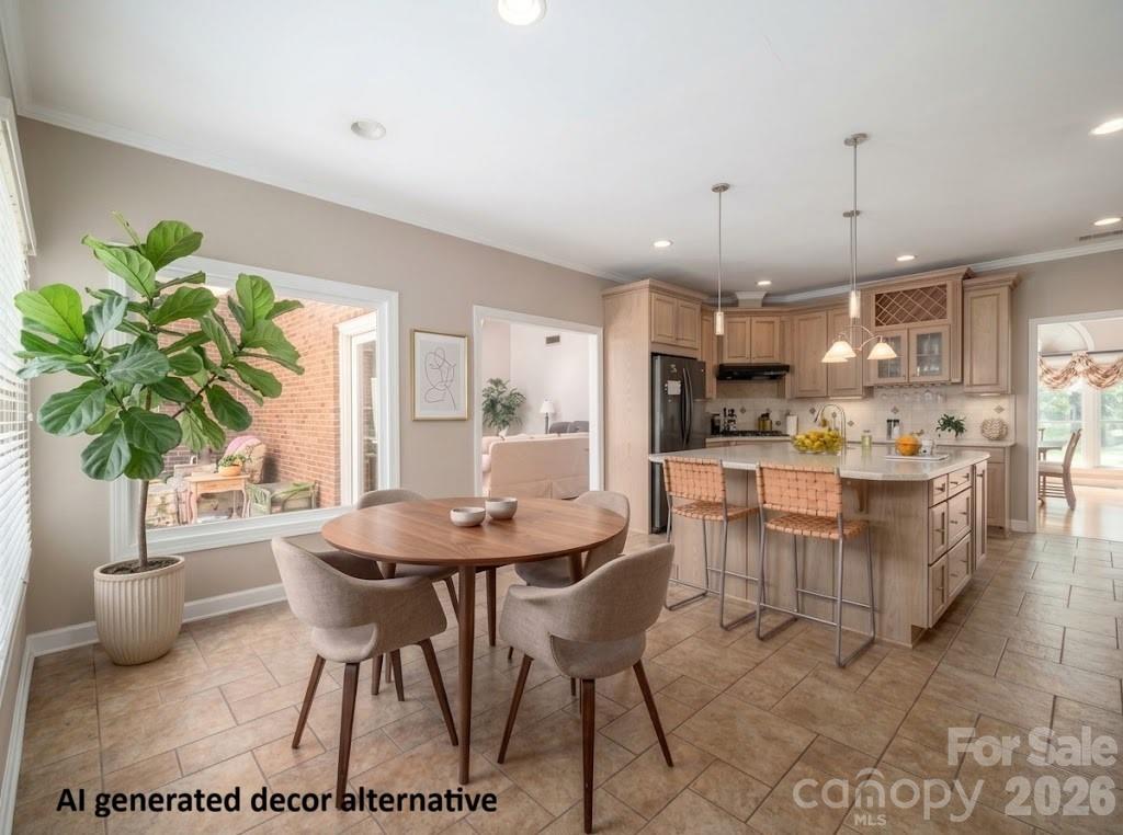 Kitchen - updated decor idea - 5023 Samuel Pinckney Drive, Belmont