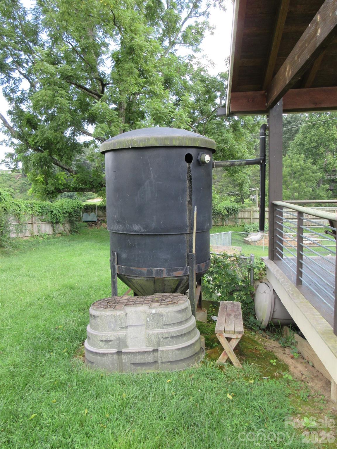 Water collection for neighborhood garden - 3 N Belgium Lane, Asheville