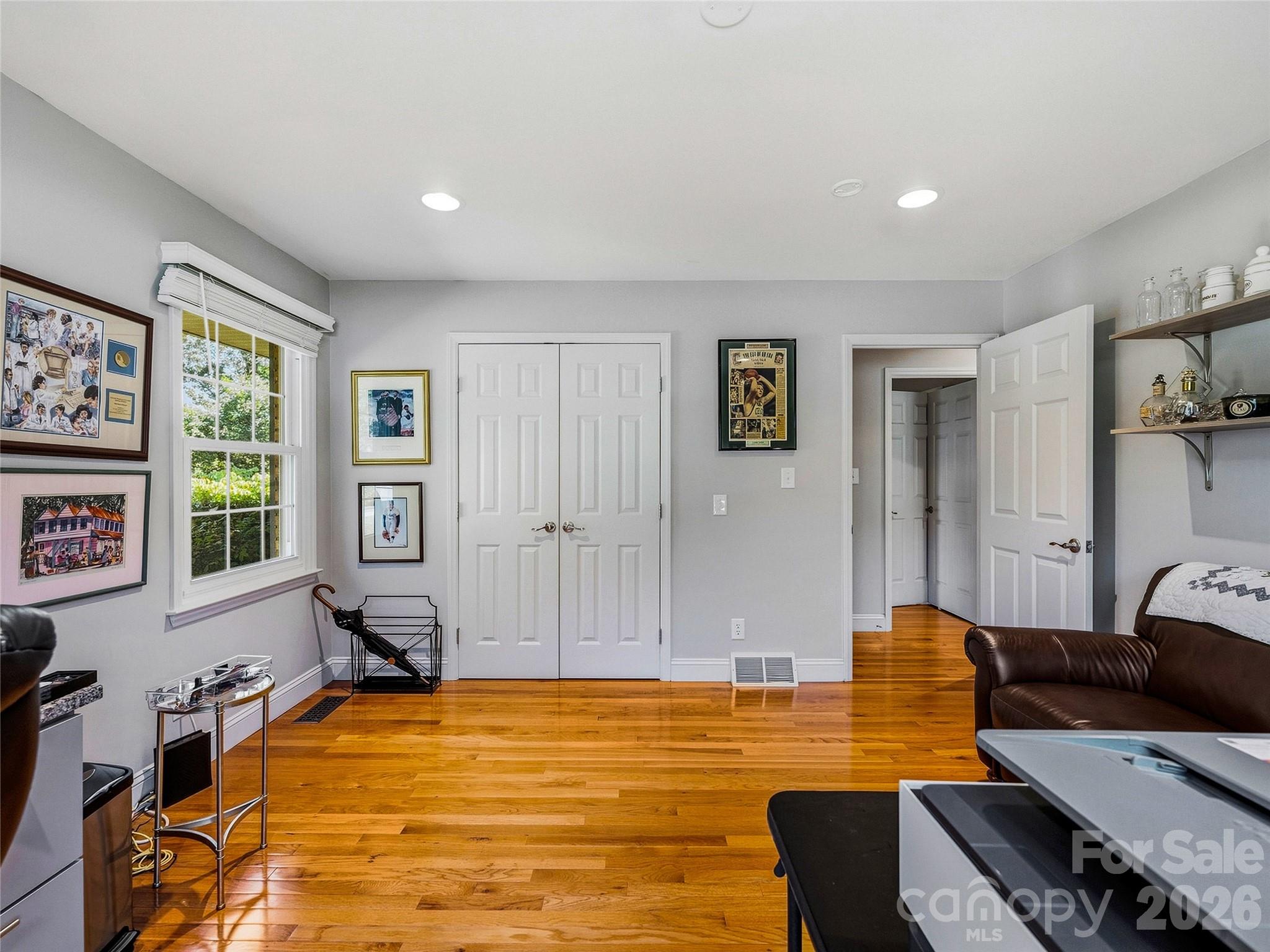 Third bedroom, used as office. - 531 Bluebird Ridge, Asheville