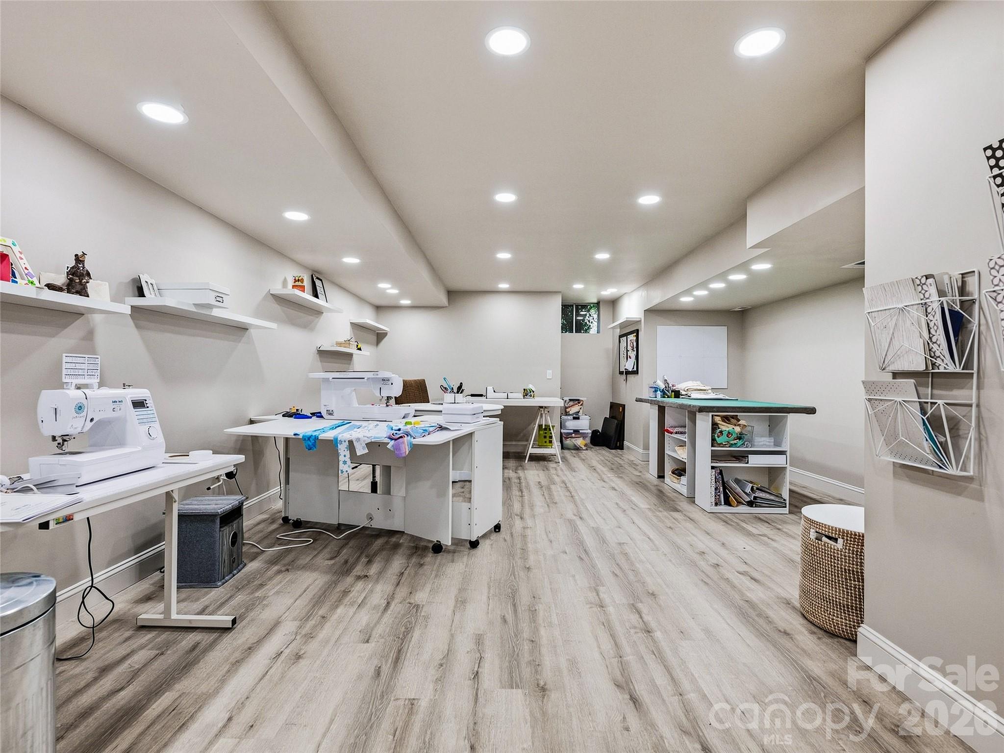 Lower level flex space/work room. - 531 Bluebird Ridge, Asheville