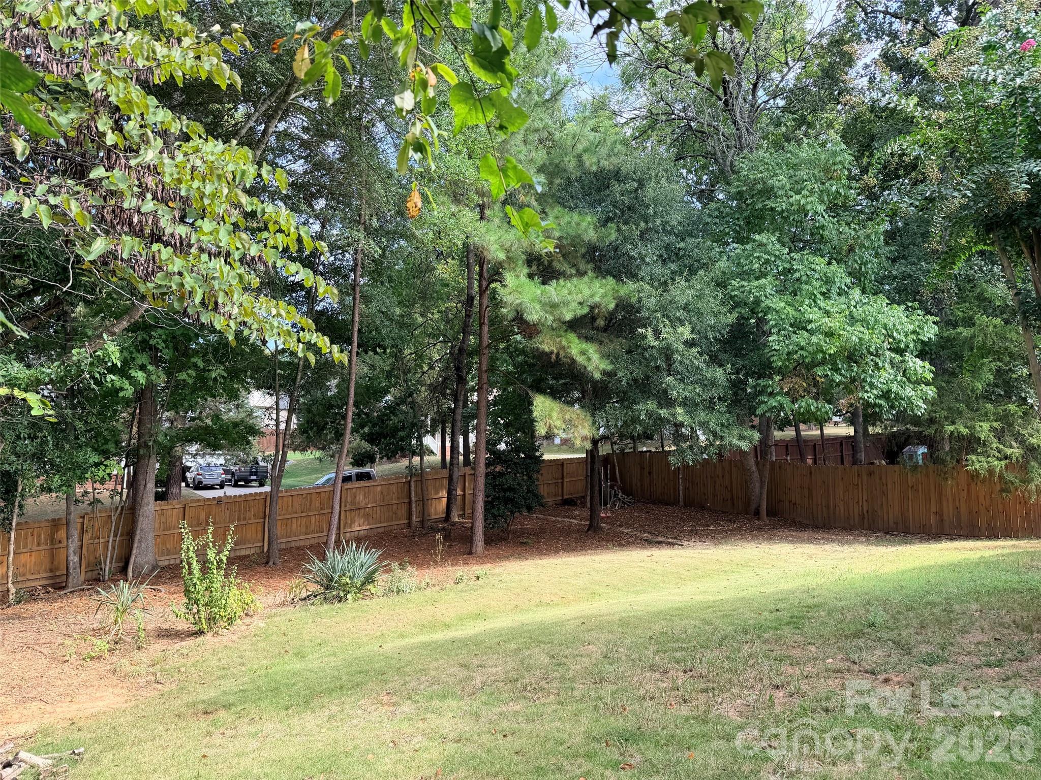 Fenced in yard - 7800 Antique Circle, Waxhaw