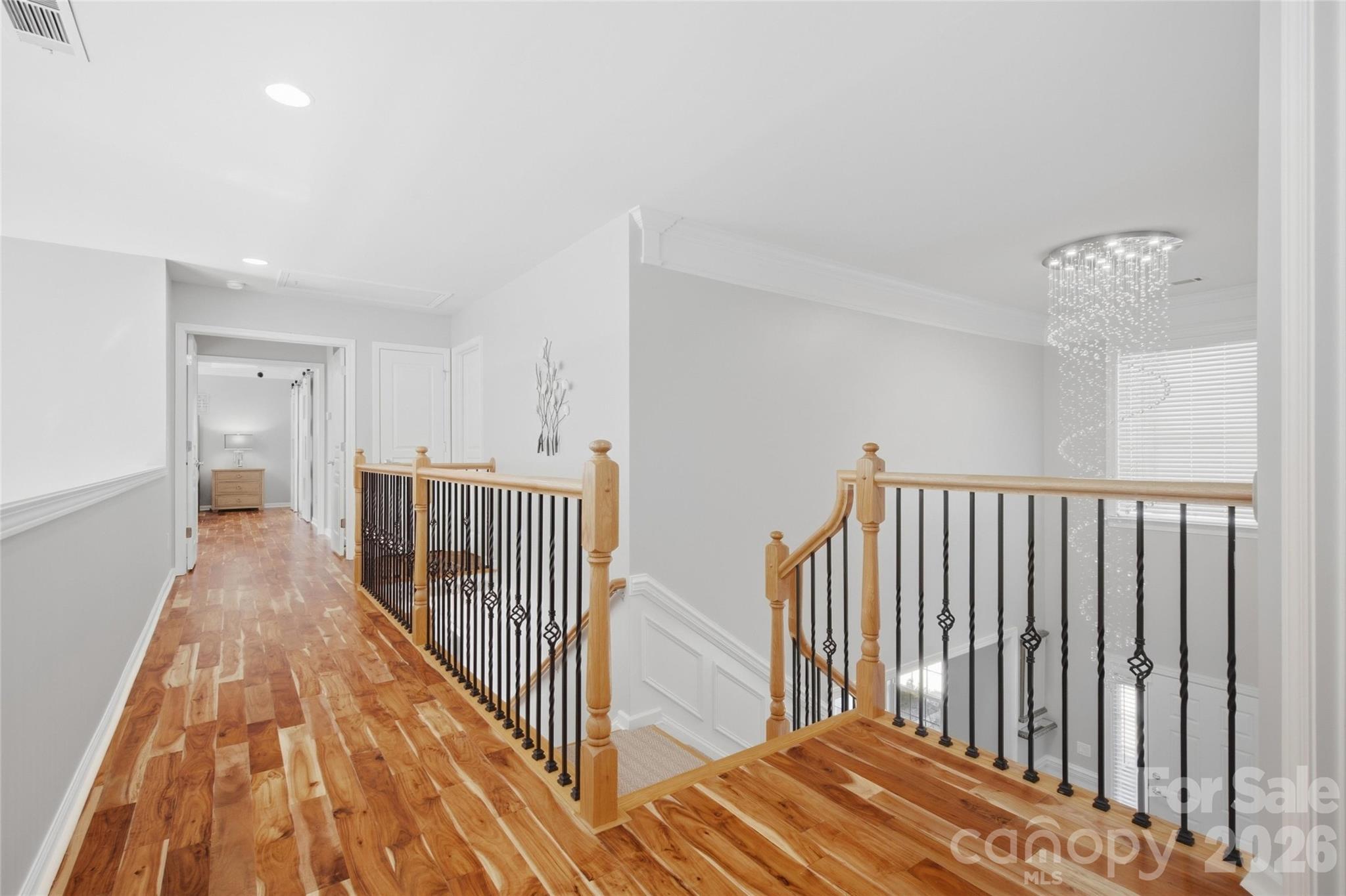 head upstairs through the gorgeous cat walk - 5134 Cressingham Drive, Indian Land