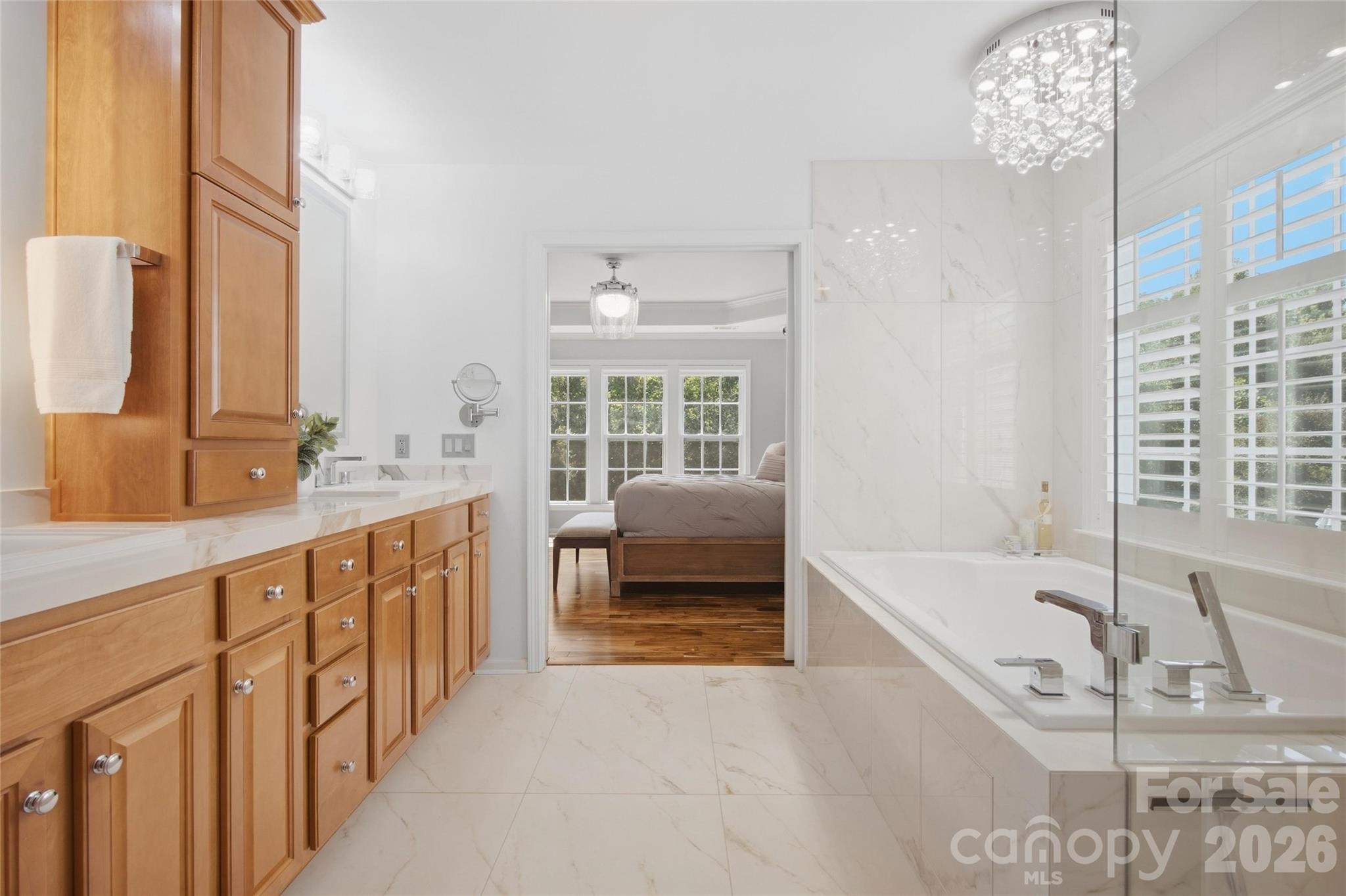 Spa like primary bathroom - 5134 Cressingham Drive, Indian Land