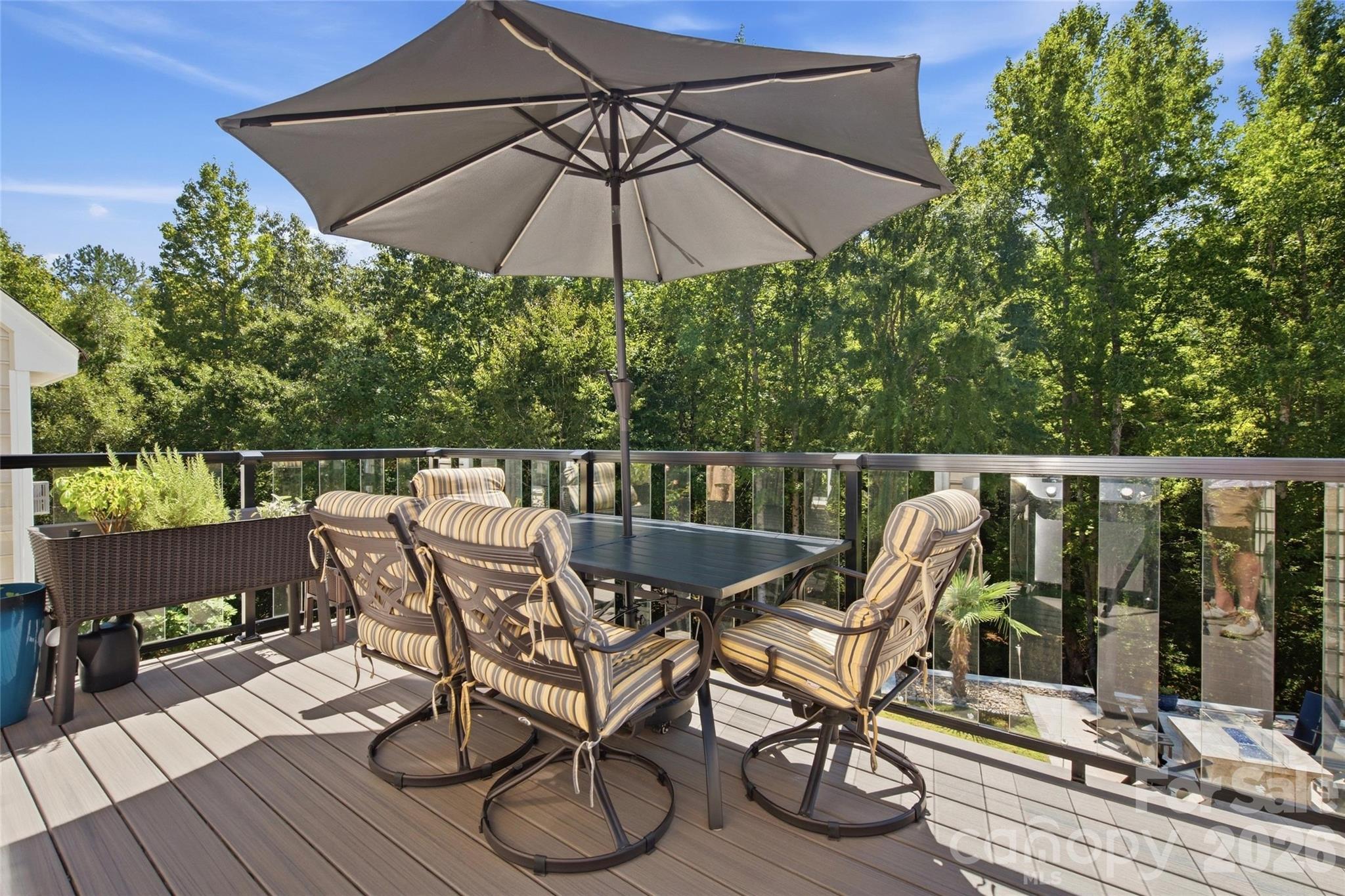Deck off of kitchen - 5134 Cressingham Drive, Indian Land