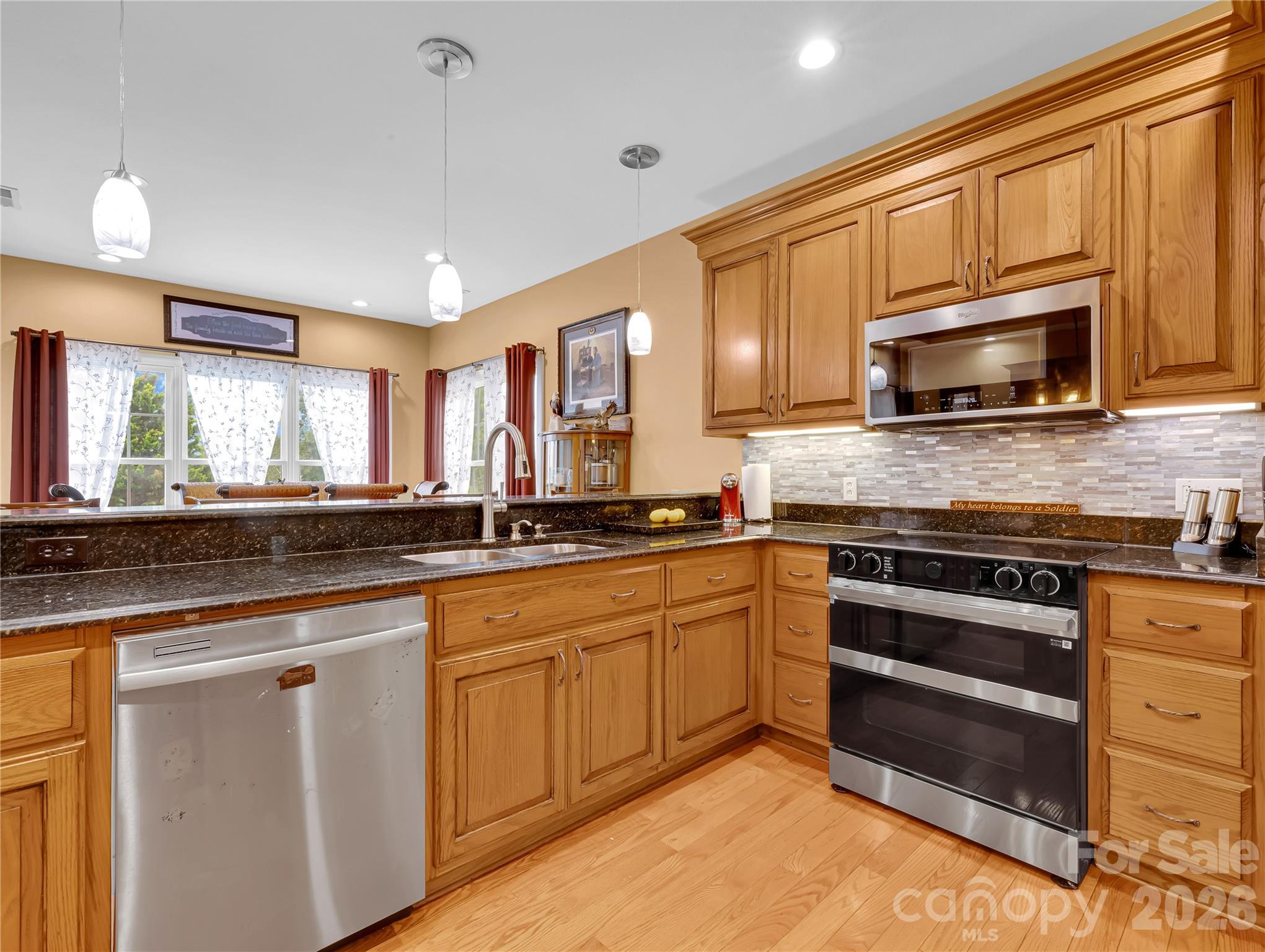 Large, bright kitchen is well designed and opens out to the breakfast room. - 27 & 56 Troy Lane, Tryon