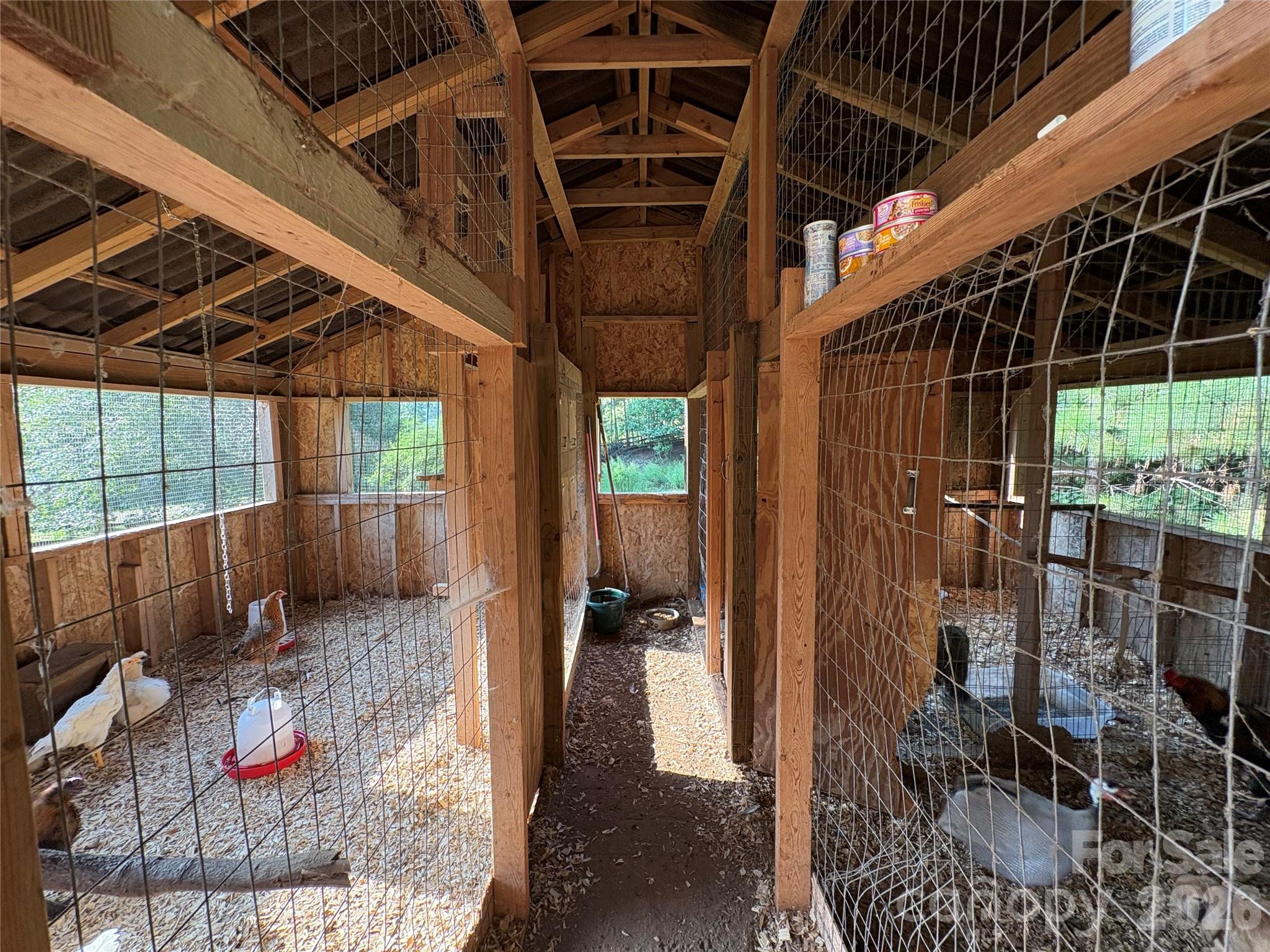 The chicken coop of your dreams! Laying boxes with easy access, great air flow. - 27 & 56 Troy Lane, Tryon