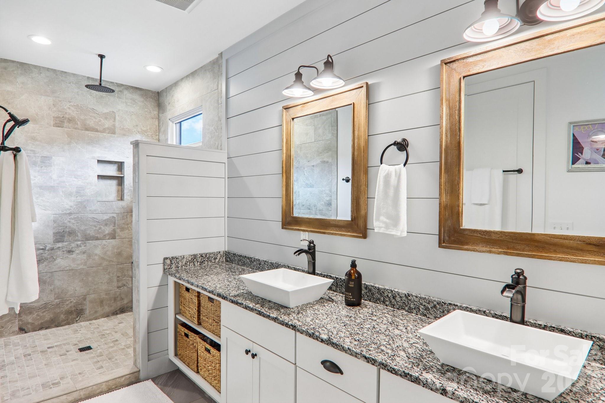 Spa Master Bathroom Double Sink & Walking Shower - 107 New Pinner Place, Arden
