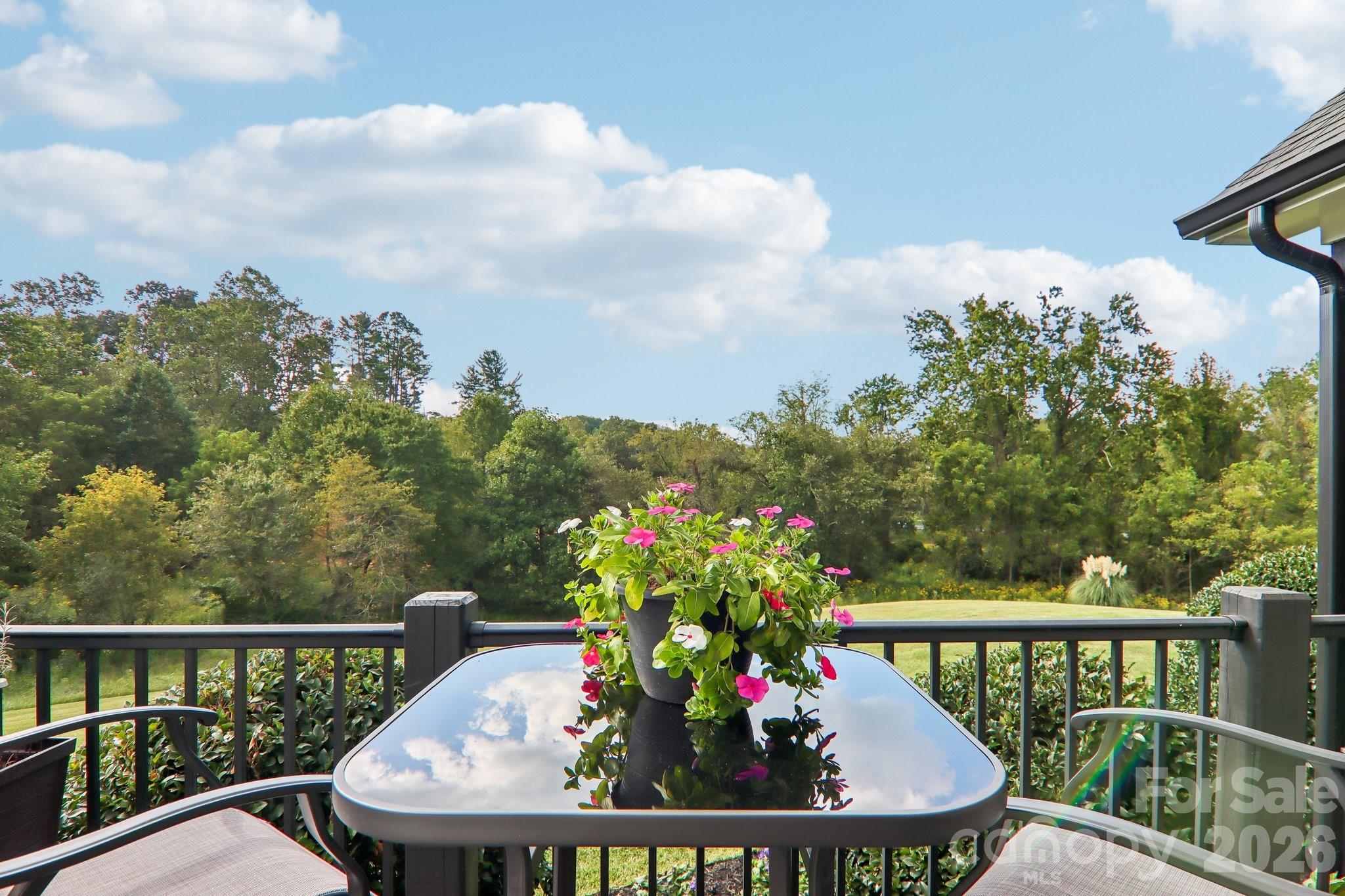 Back Deck views out of the Master Bedroom - 107 New Pinner Place, Arden