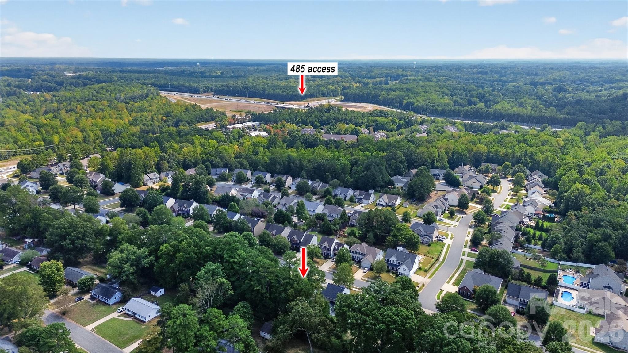 Access from I 485 - 7709 Greylock Ridge Road, Matthews