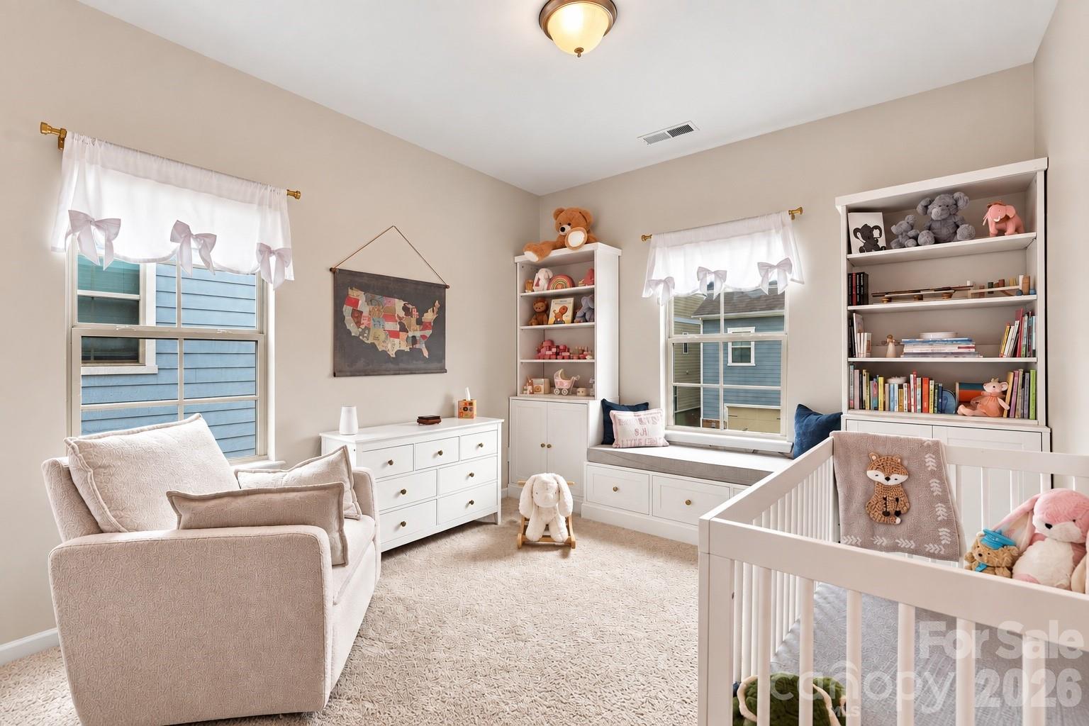 AI representation of neutral paint in Bed #2 - 2327 Mount Harmony Ch Road, Matthews