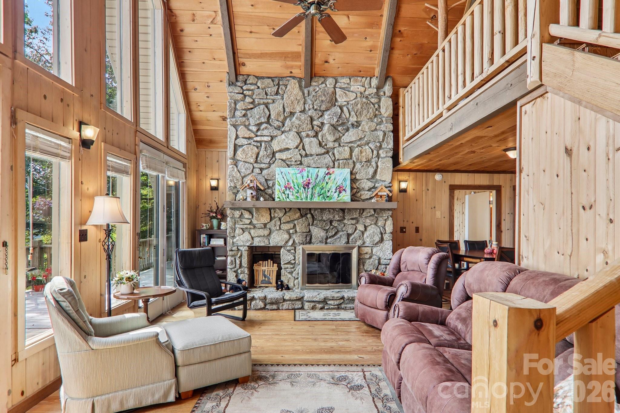 Soaring T&G Ceiling - 459 Lookout Drive, Mars Hill