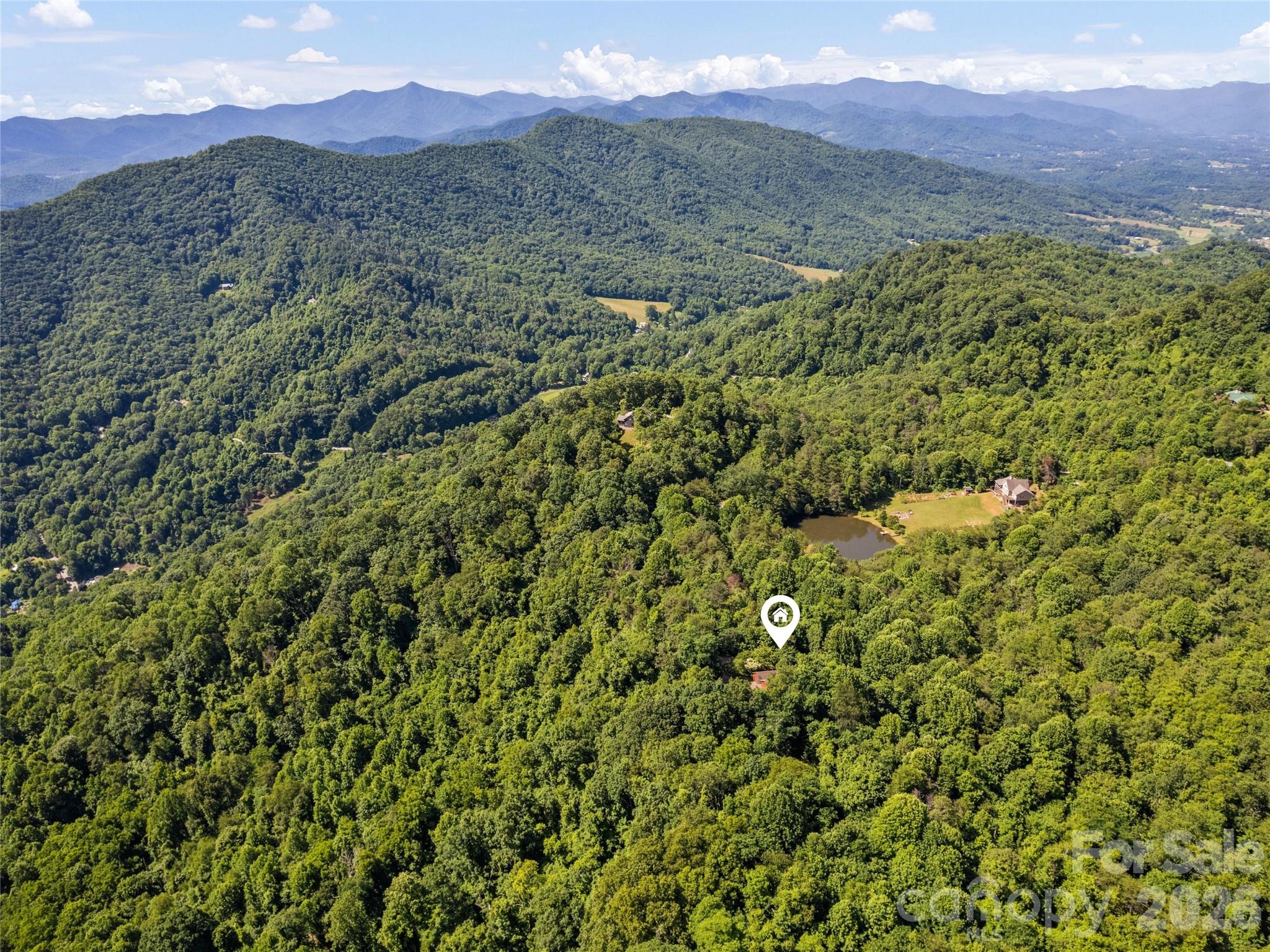 Located high above Canton, Leicester and Asheville - 51 Stony Pond Lane, Canton