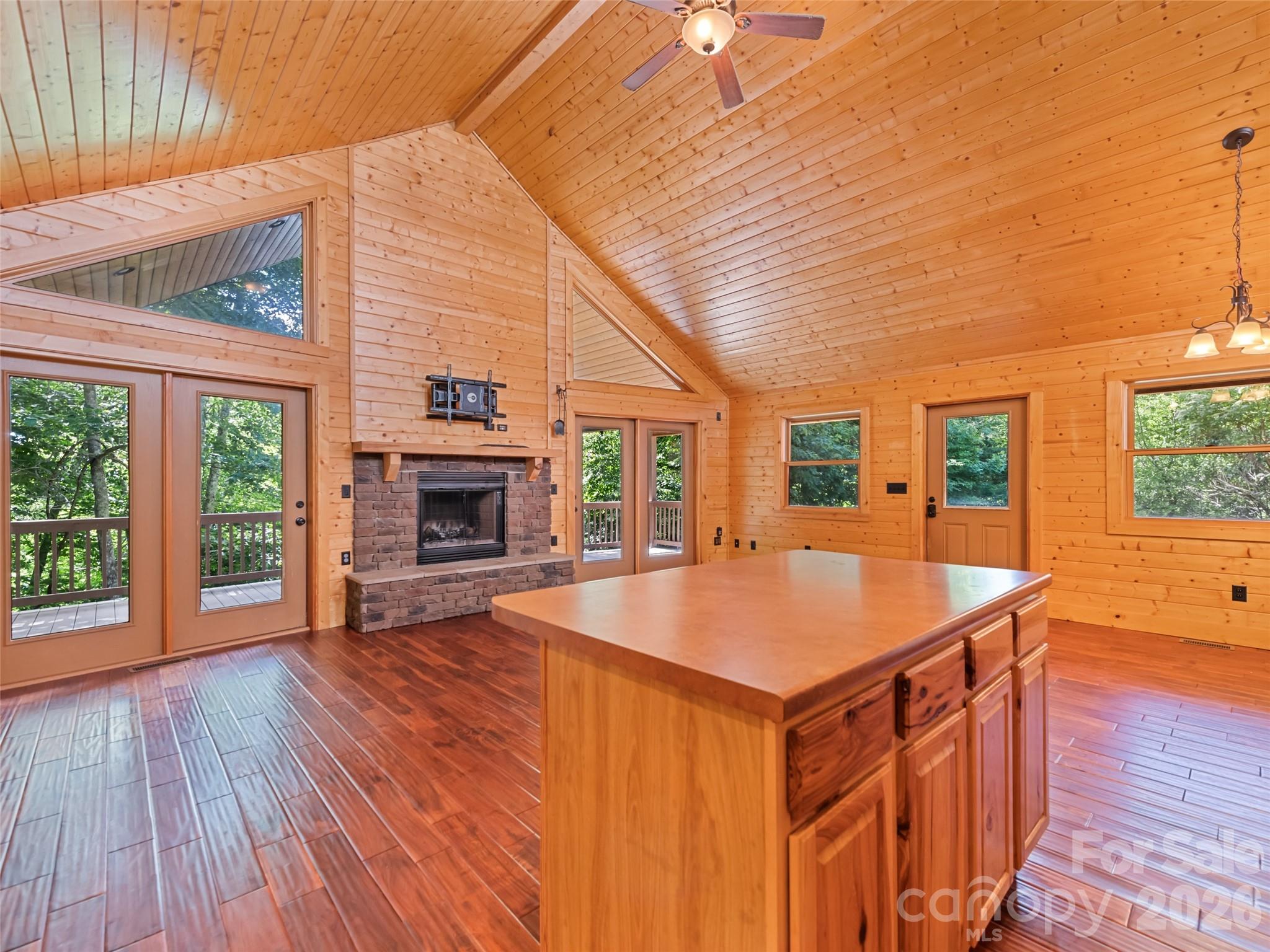 Cook and entertain in this kitchen with Island seating and storage - 51 Stony Pond Lane, Canton