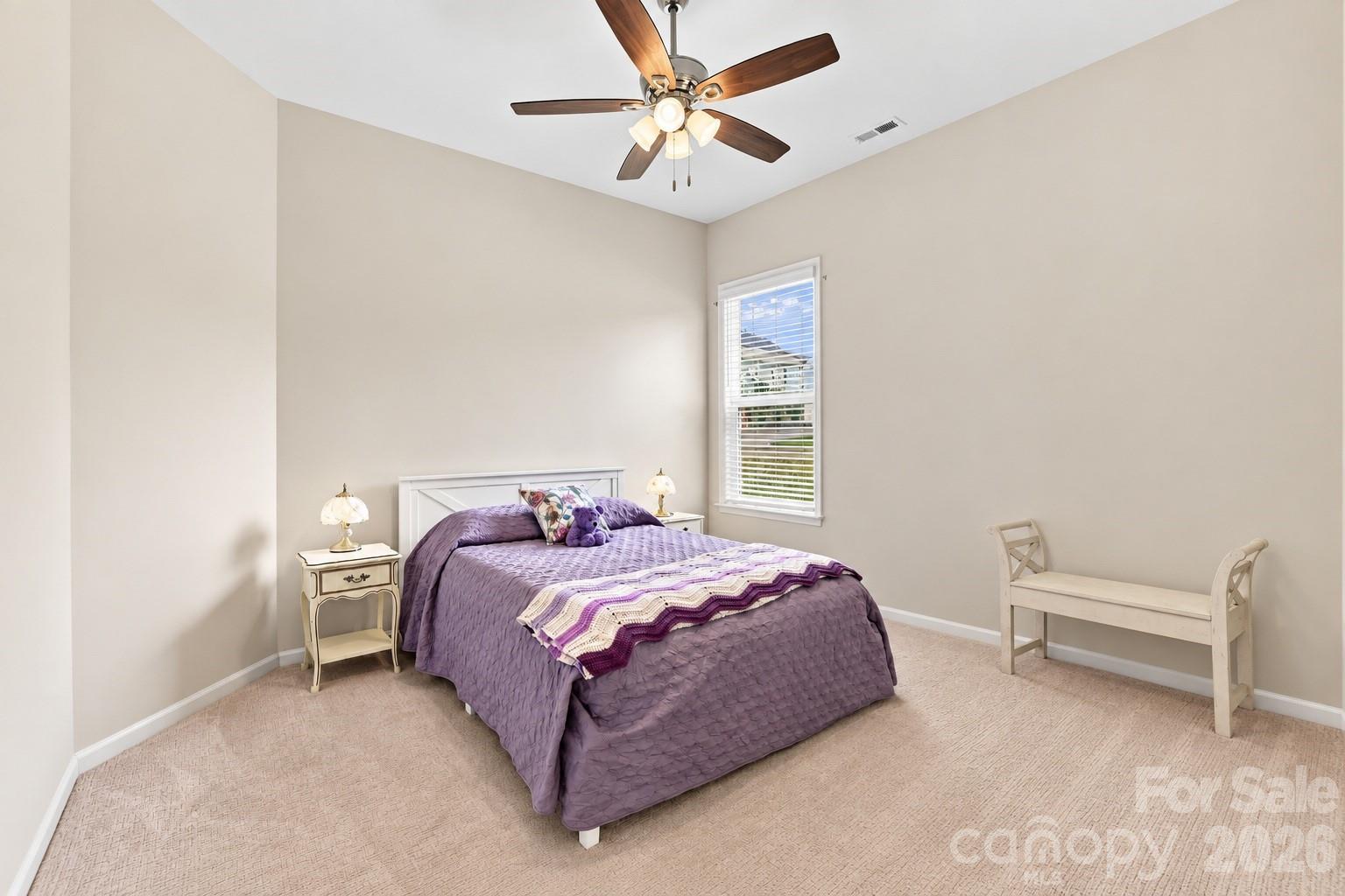 Second of two bedrooms at the front of the home. - 8504 Hope Run Court, Indian Land