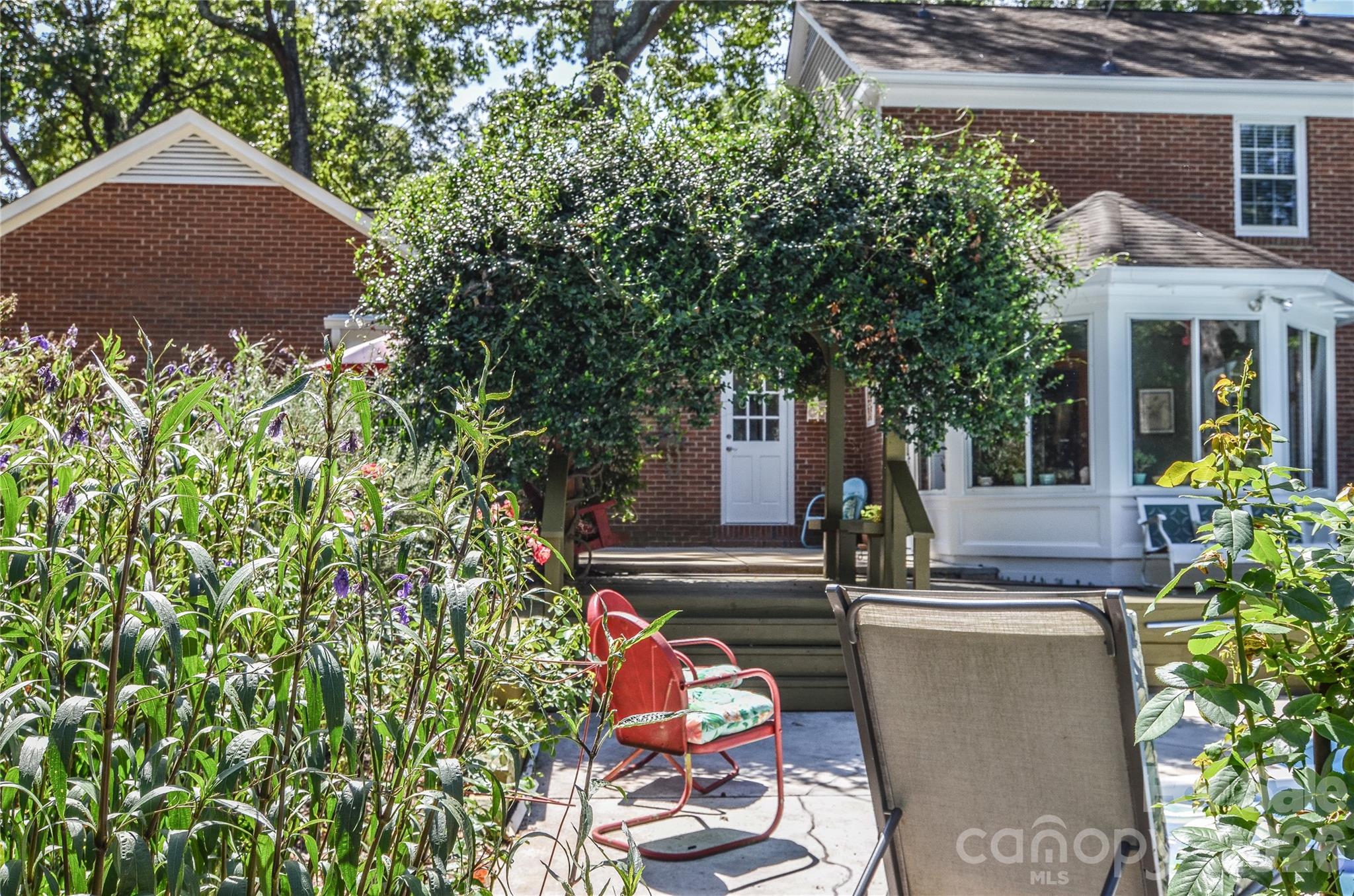 Perenial Filled Back Yard - 500 Laurel Fork Drive, Matthews
