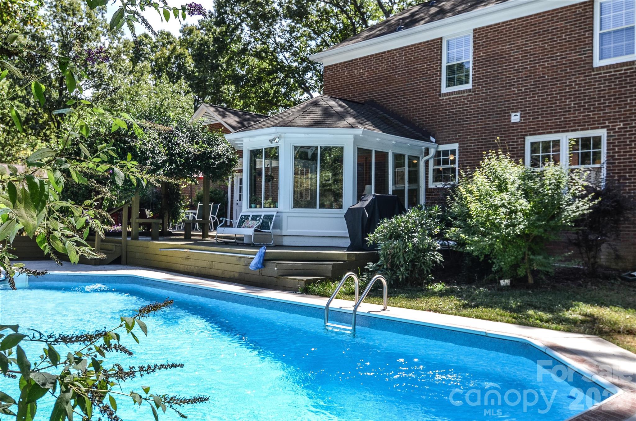 Pool and Sunroom - 500 Laurel Fork Drive, Matthews