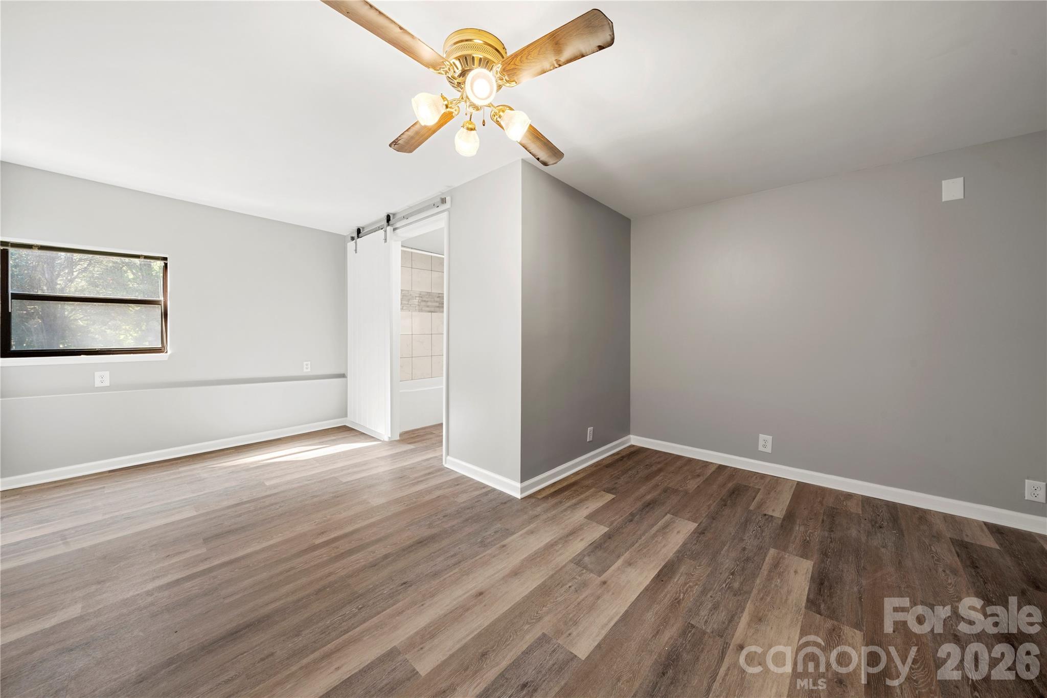 Basement level primary bedroom - 109 Woodside Avenue, Gastonia