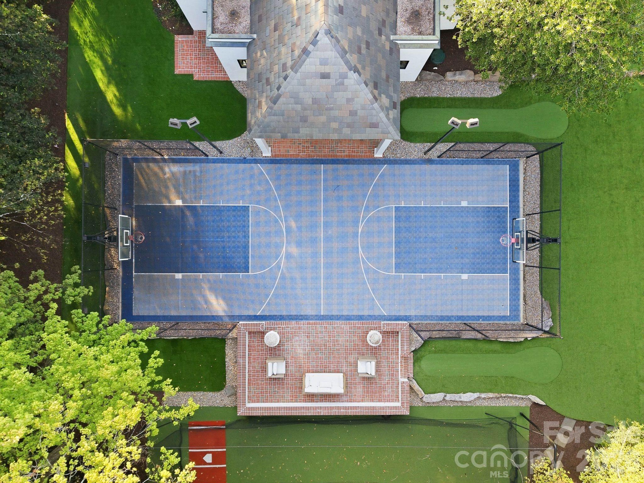 Pickleball/Basketball Court - 600 Hermitage Road, Charlotte