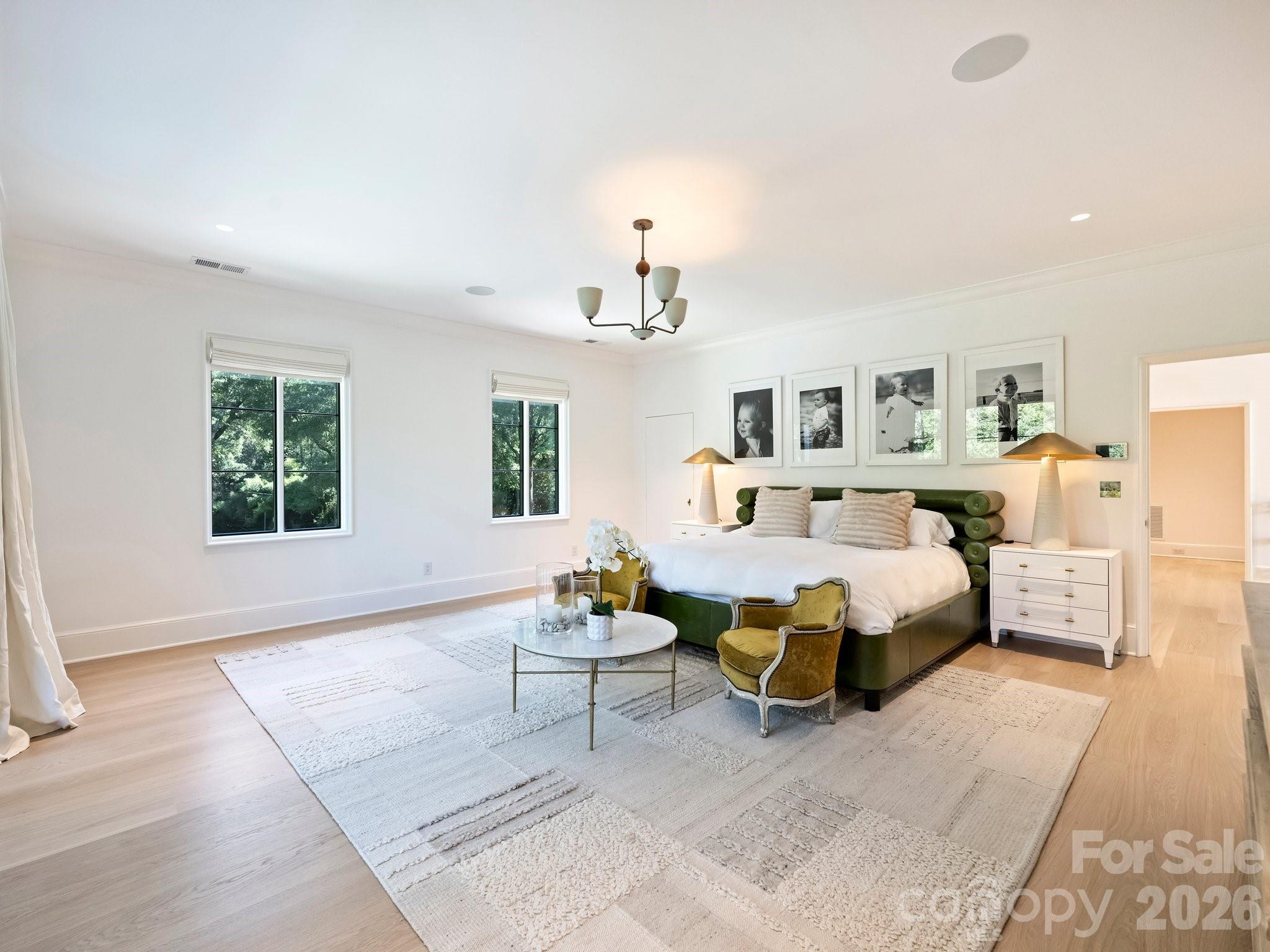 Guest Suite 2 or upper level 2nd primary suite with dual closets - 600 Hermitage Road, Charlotte