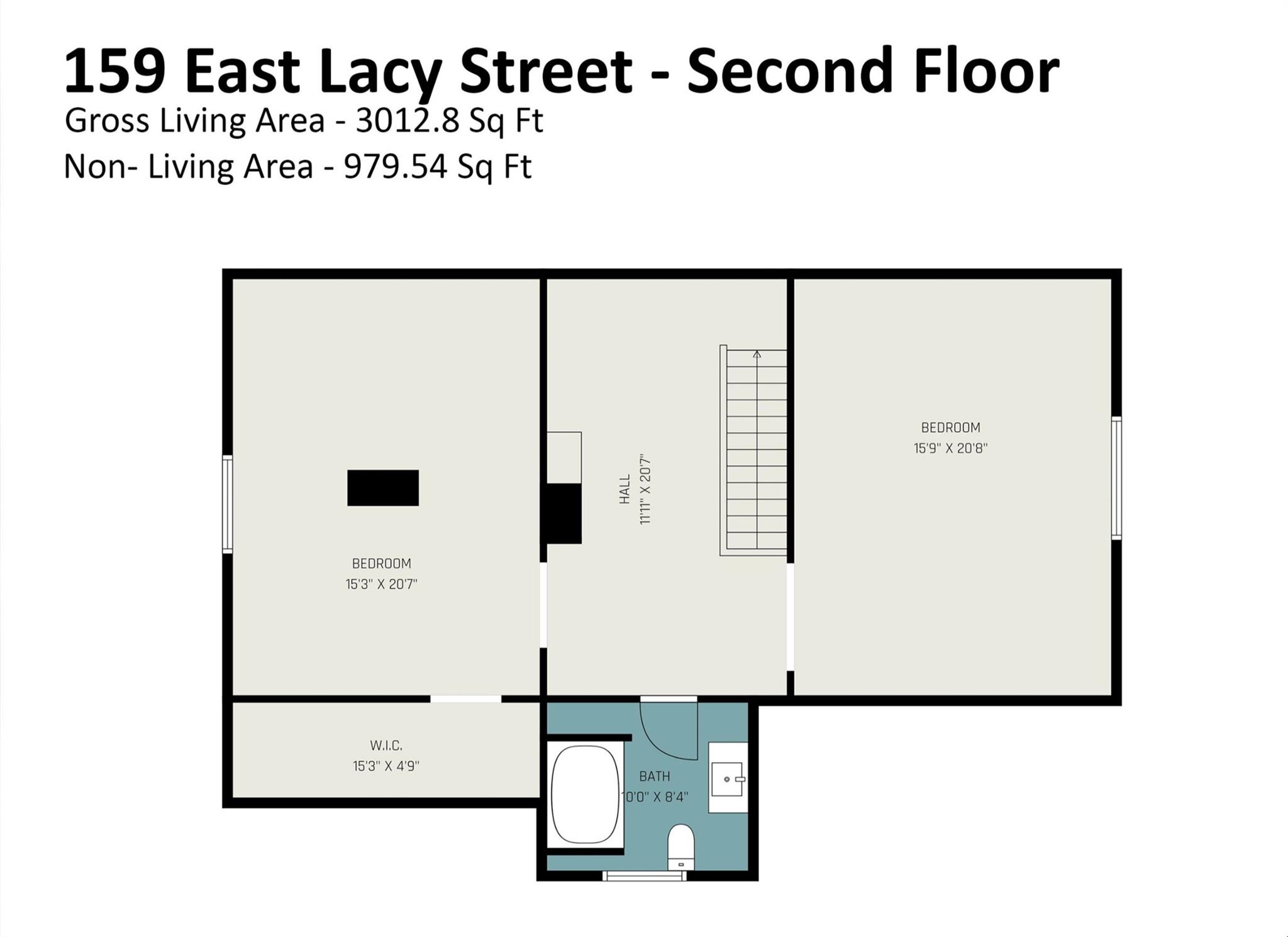 Floor Plan - 159 E Lacy Street, Chester