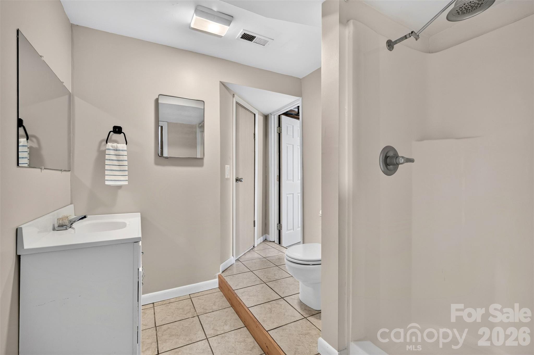 3/4 lower bathroom - 9 Good Neighbor Ridge, Weaverville