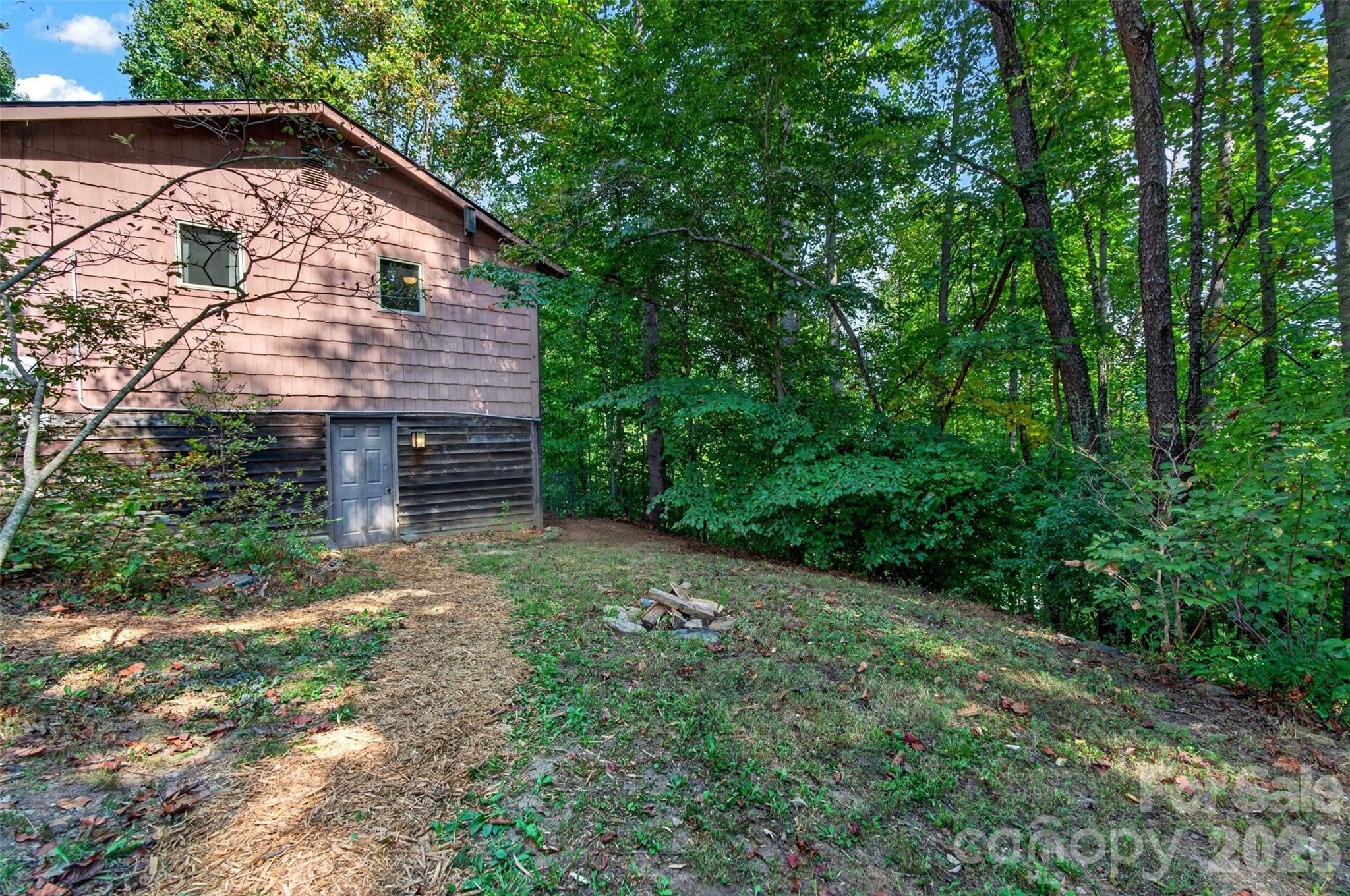 The door in the background is the door to the workshop - 9 Good Neighbor Ridge, Weaverville