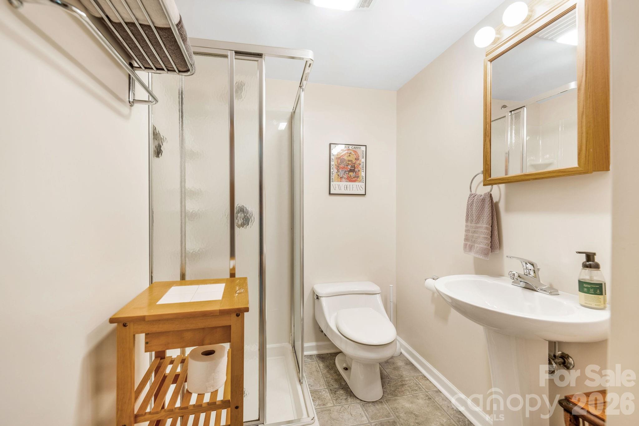 Lower level full bath - 1 Pheasant Ridge Drive, Asheville
