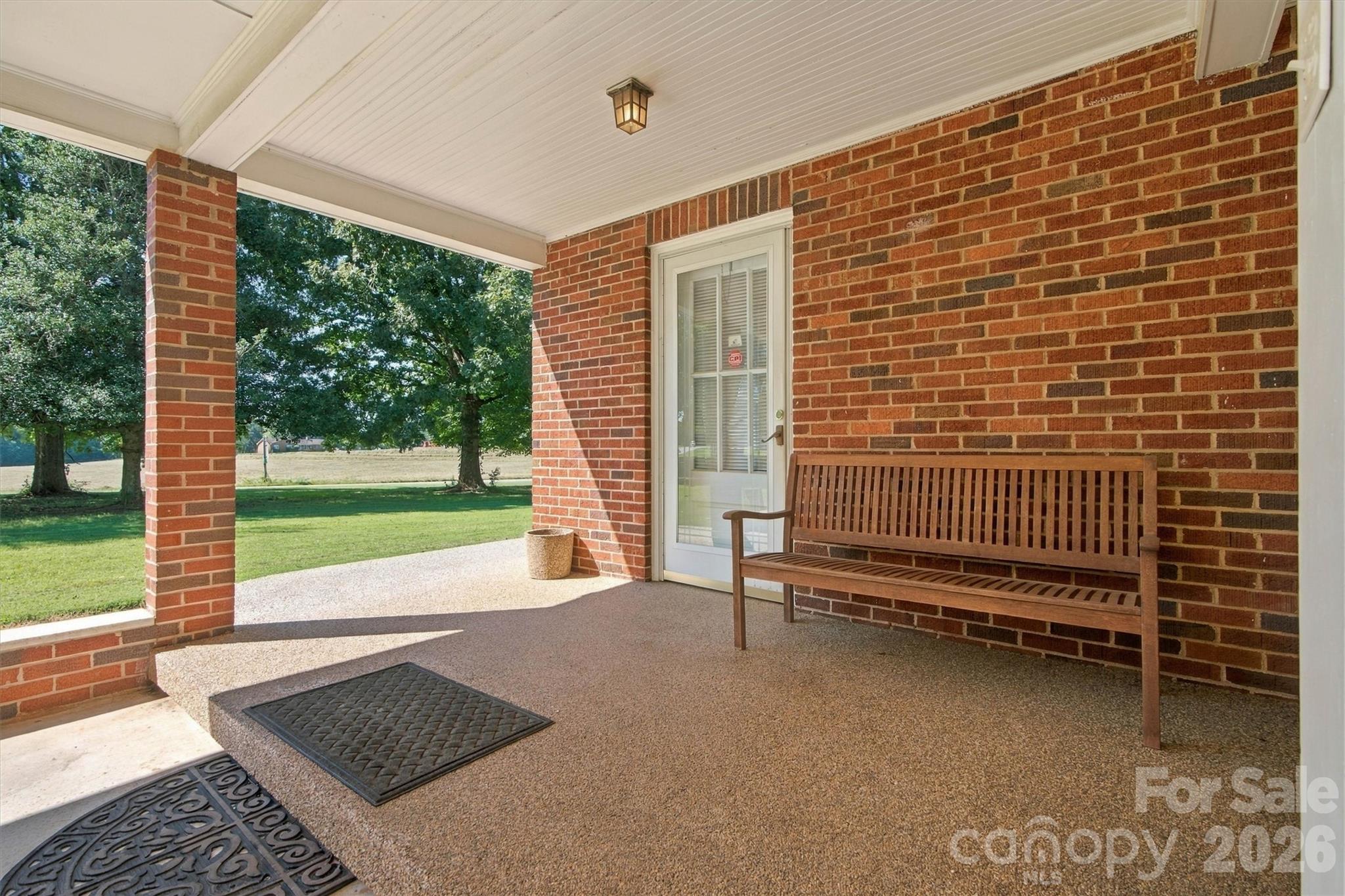 Focused Side Entry/Porch View - 3336 Startown Road, Newton