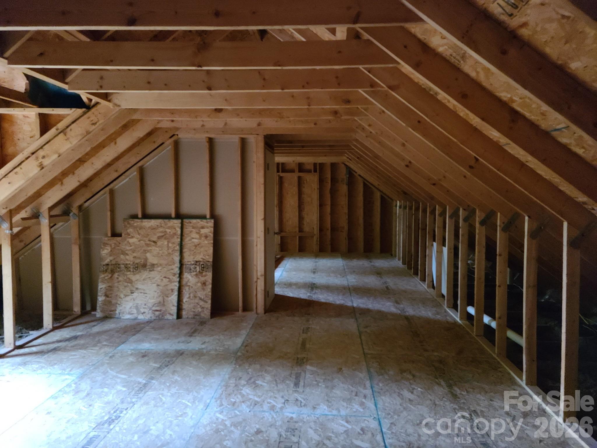 Unfinished 2nd Floor View 2 - 3 Lauren Lane, Candler