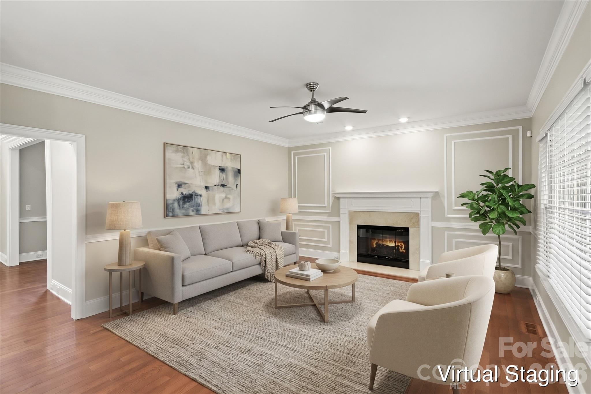 virtually staged - 18611 Reflection Rock Court, Davidson