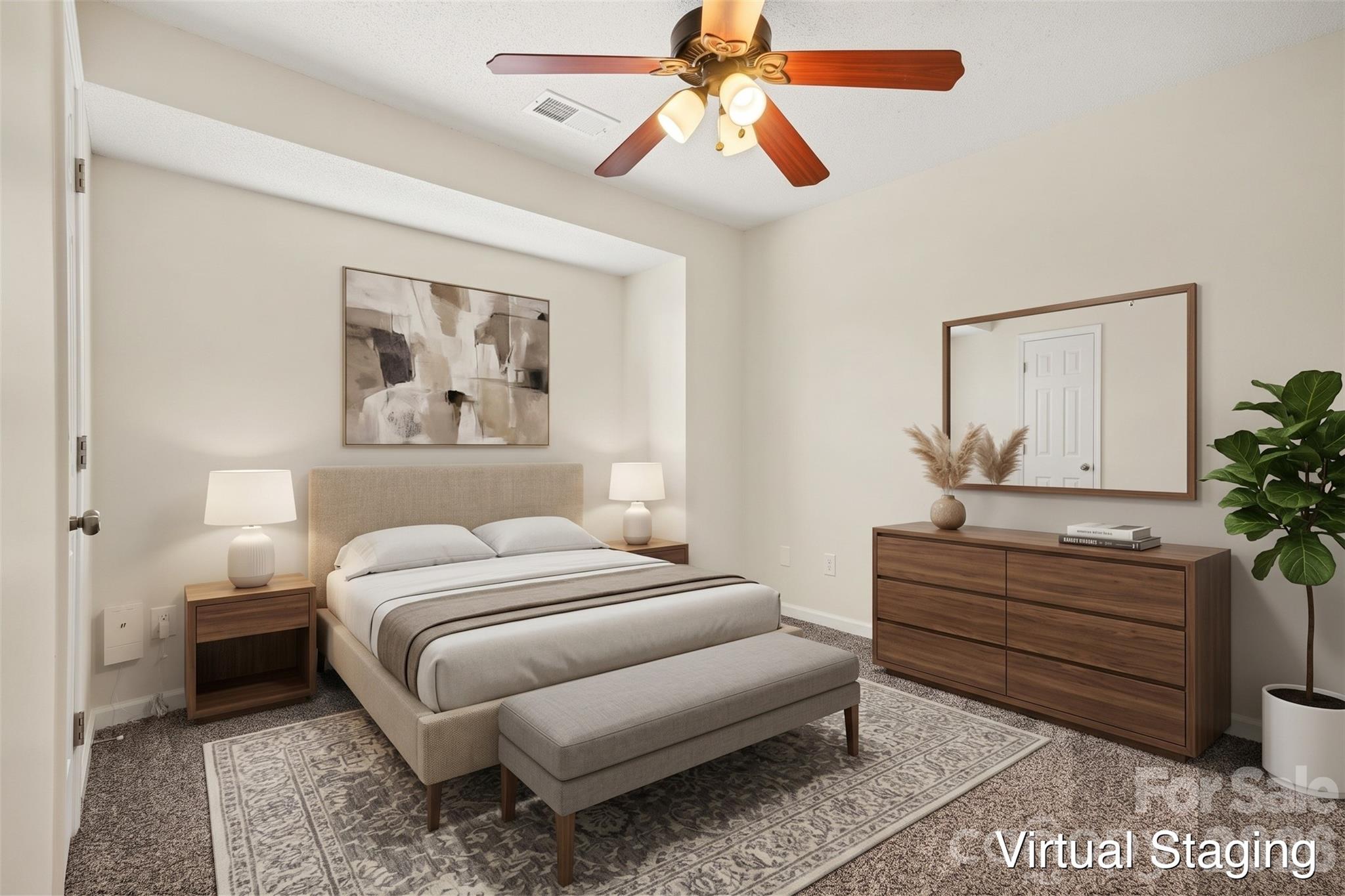 virtually staged - 16034 Farmall Drive, Huntersville