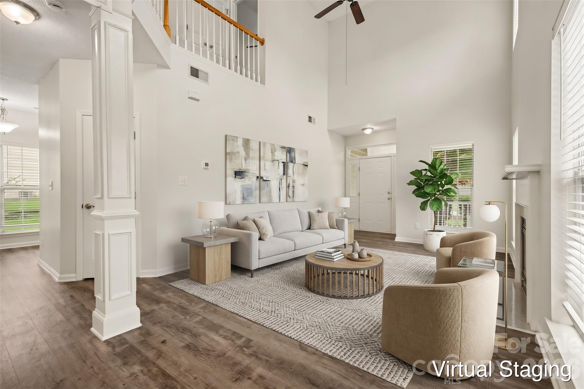 virtually staged - 16034 Farmall Drive, Huntersville