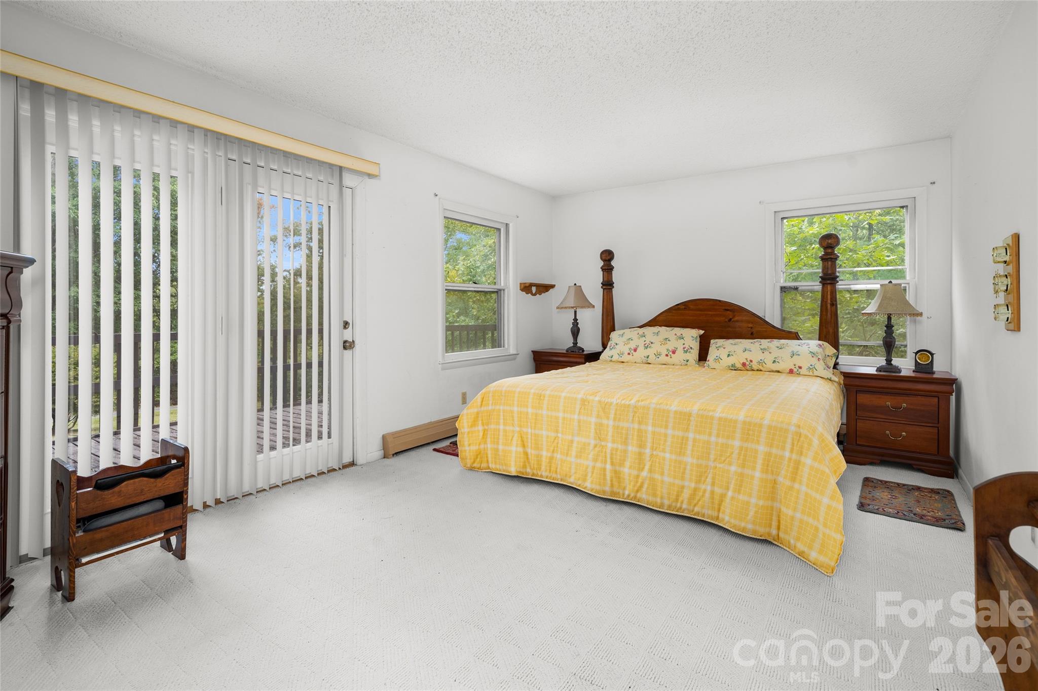 Primary Bedroom on Main Level - 150 Mountain Laurel Lane, Fletcher