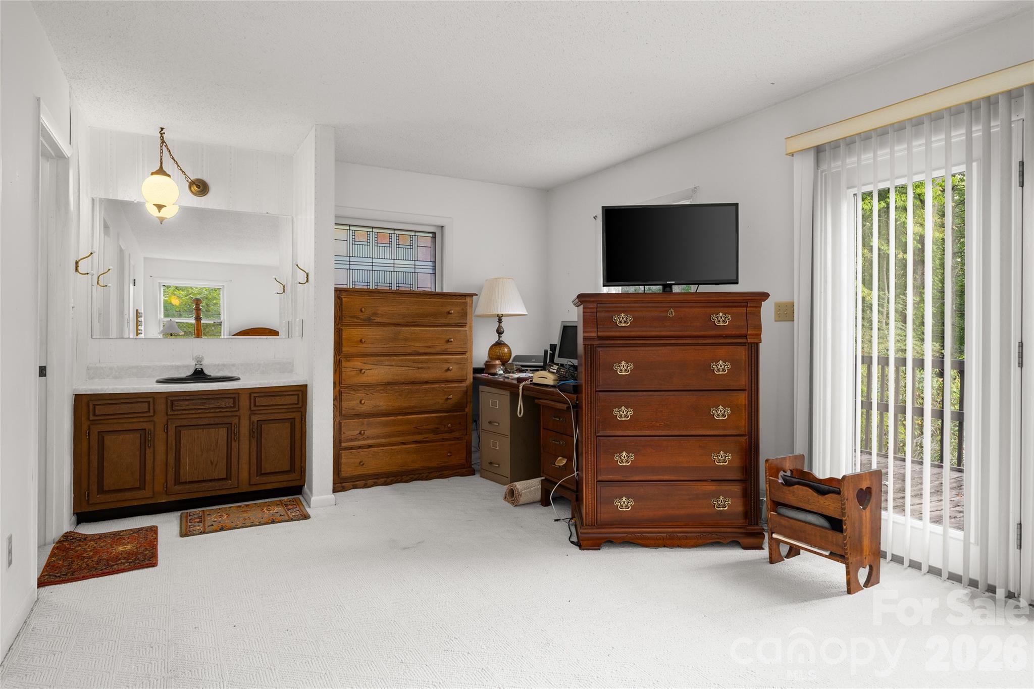 Primary Bedroom on Main Level - 150 Mountain Laurel Lane, Fletcher