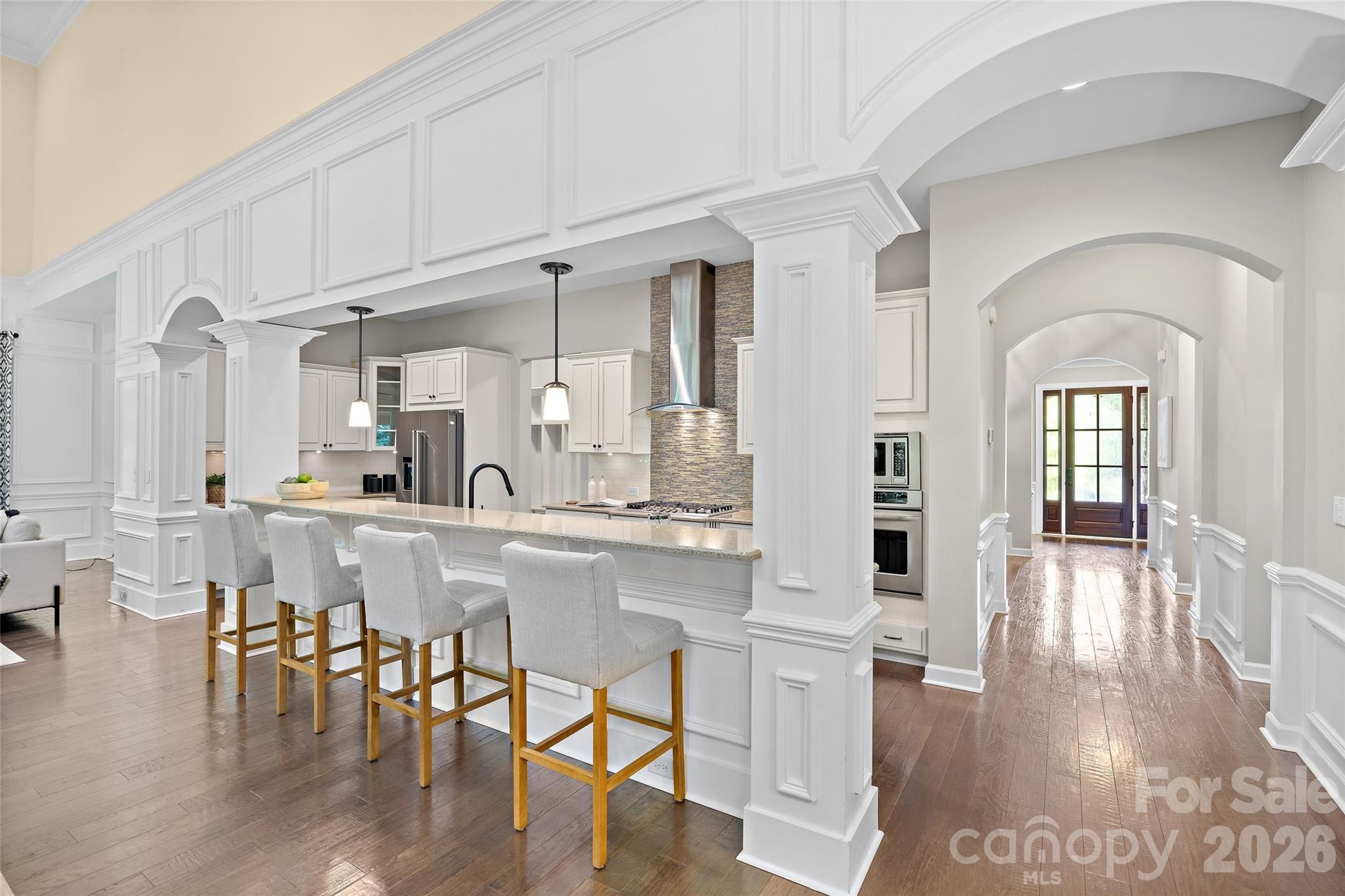 The kitchen features a nice island - 1623 Hawkstone Drive, Waxhaw