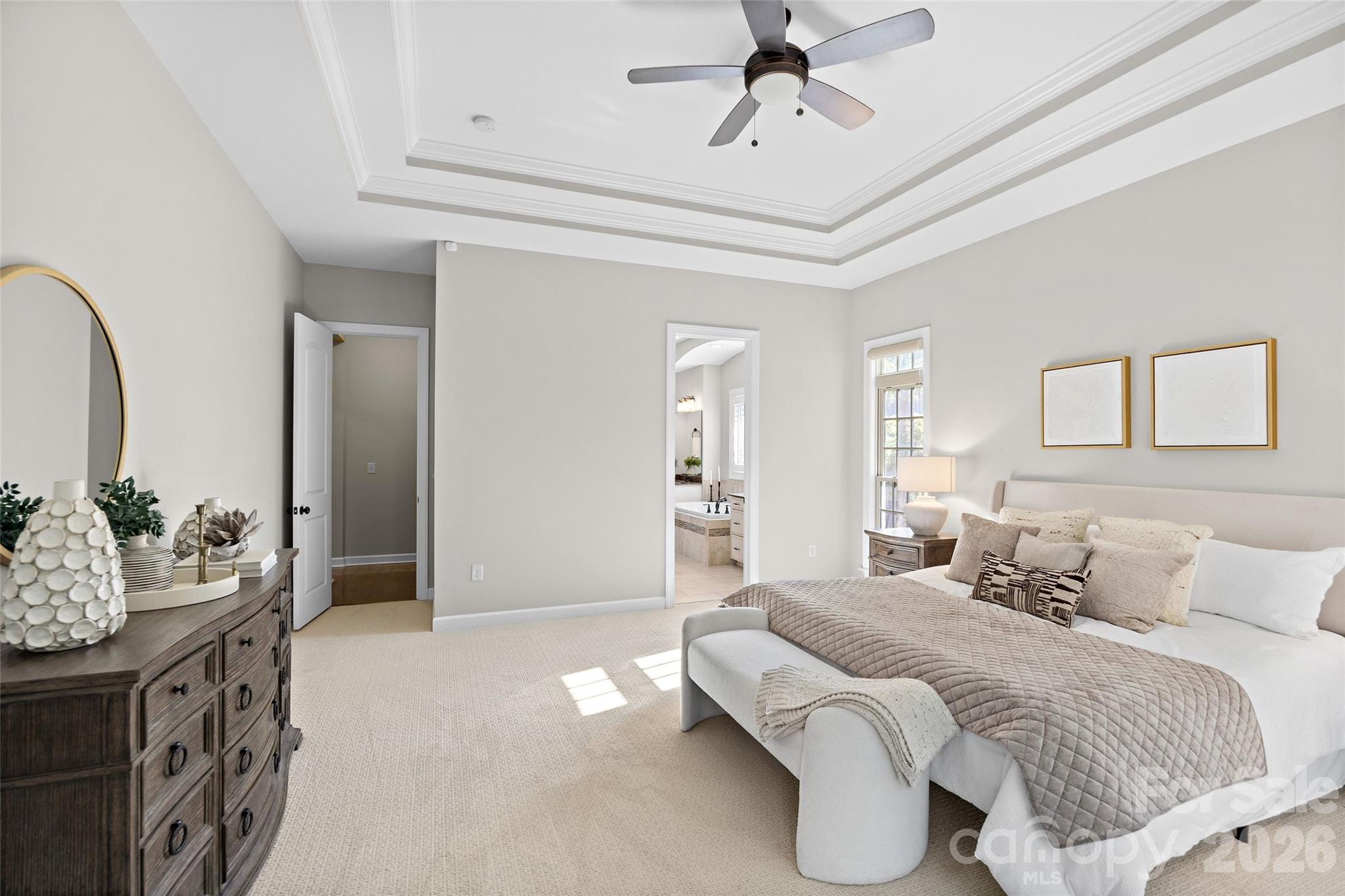 Primary suite on the main level - 1623 Hawkstone Drive, Waxhaw