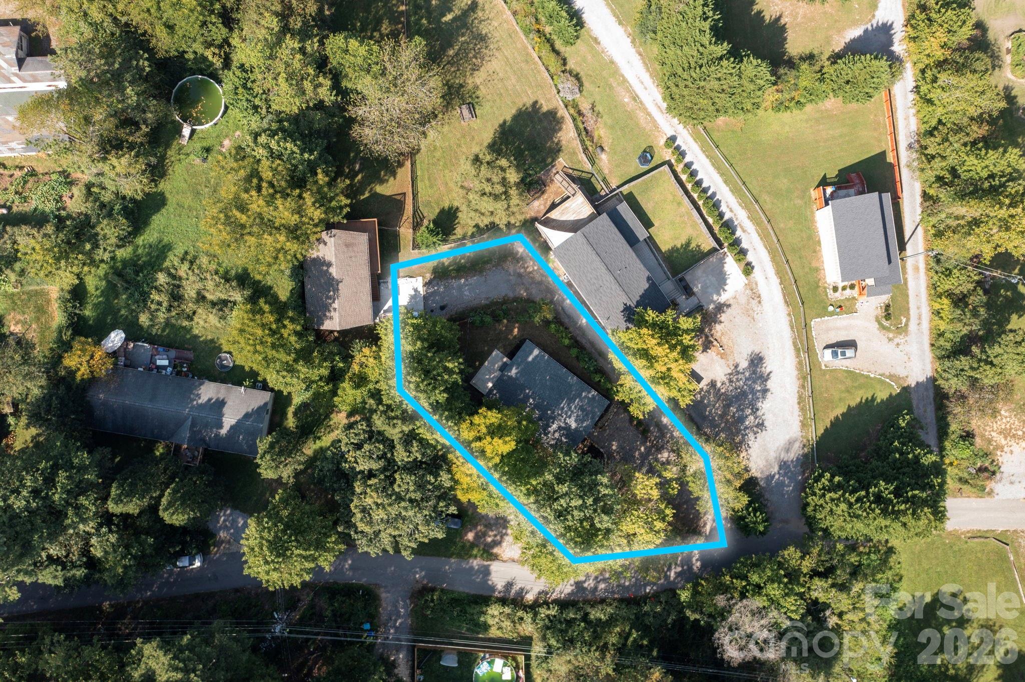 Approximate Property Lines - 60 Pearl Street, Black Mountain